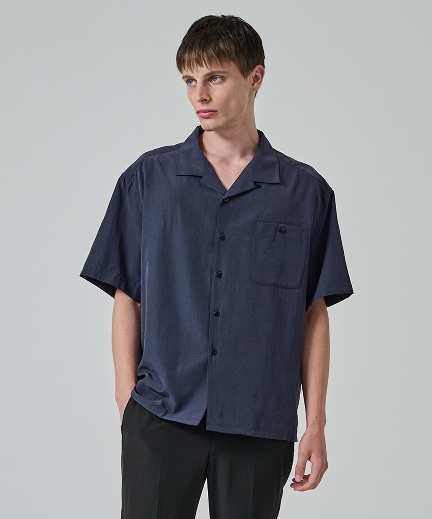 別注 Short Sleeve Open Collar Shirt