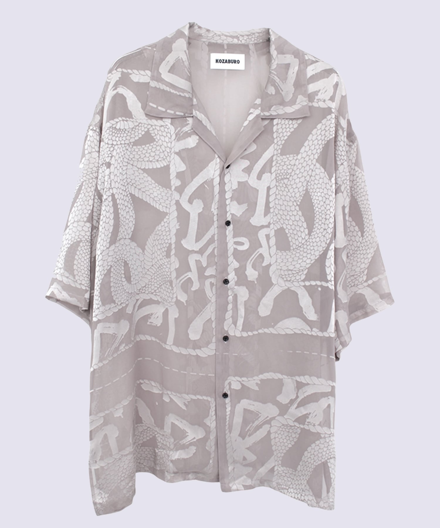 OPAL SHORT SLEEVE OVERSIZE CAMP COLLAR SHIRT