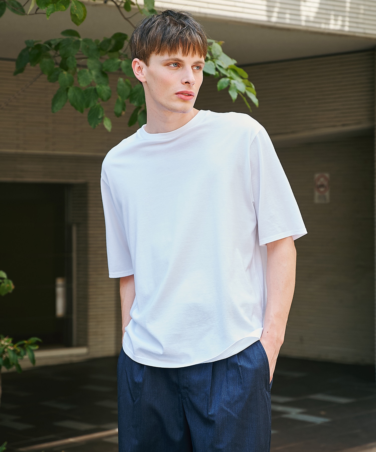 〈別注〉ORGANIC COTTON CREW NECK TEE