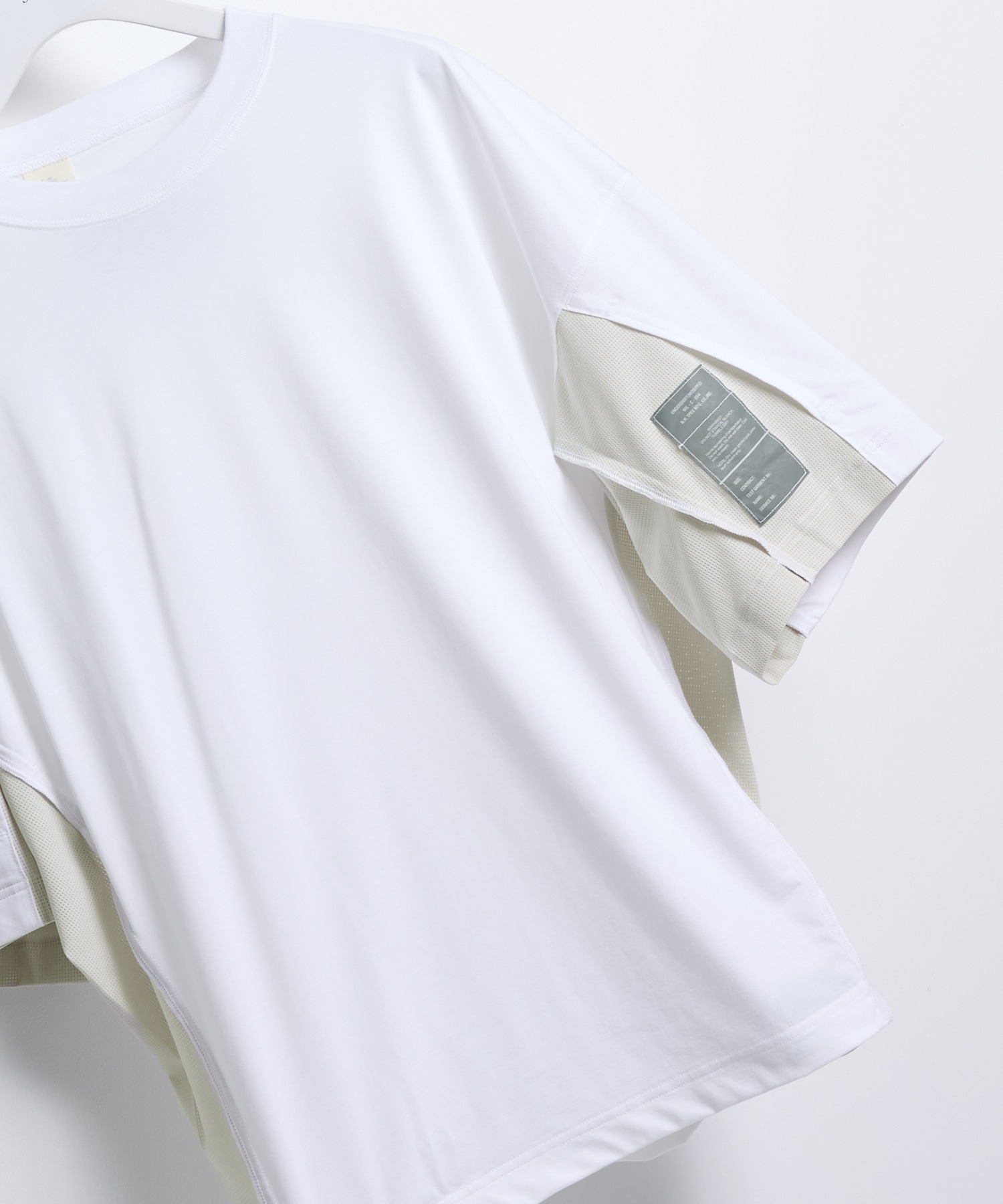〈別注〉メッシュ切り替えミルスペックTEE
