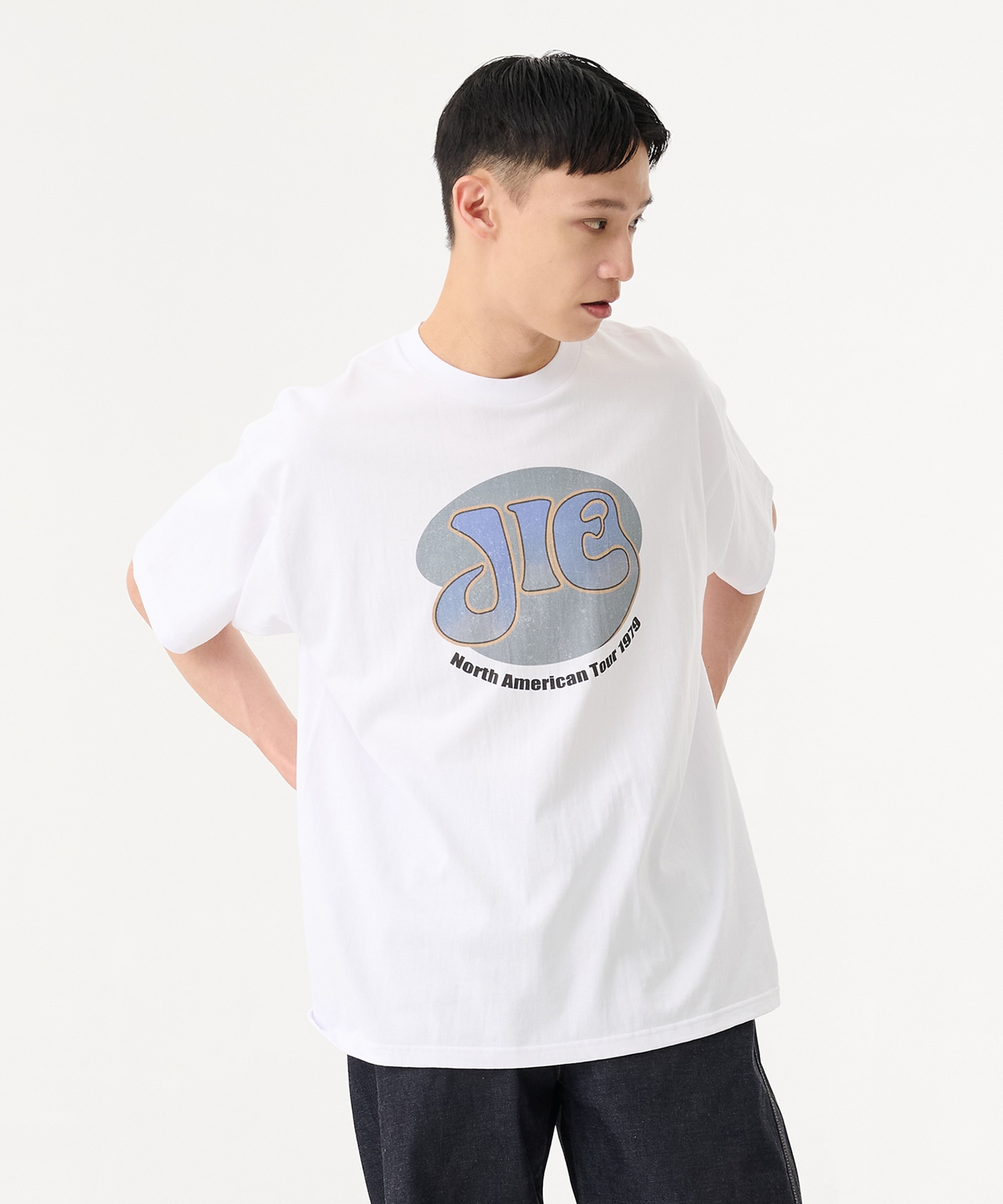 別注 FADE BAND TEE