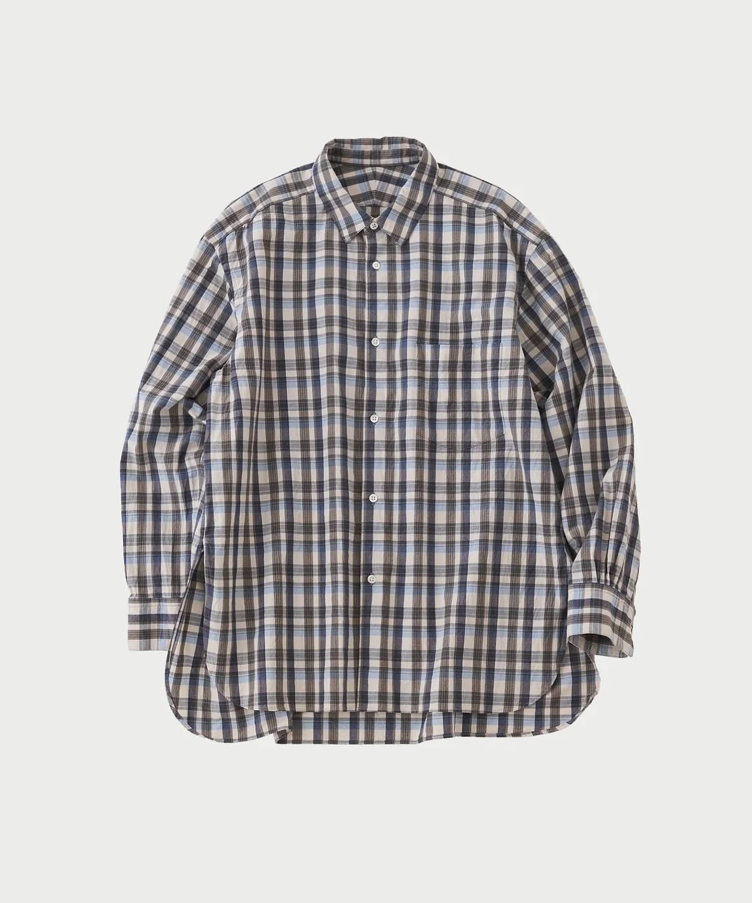 REGULAR COLLAR L/S CHECK SHIRTS