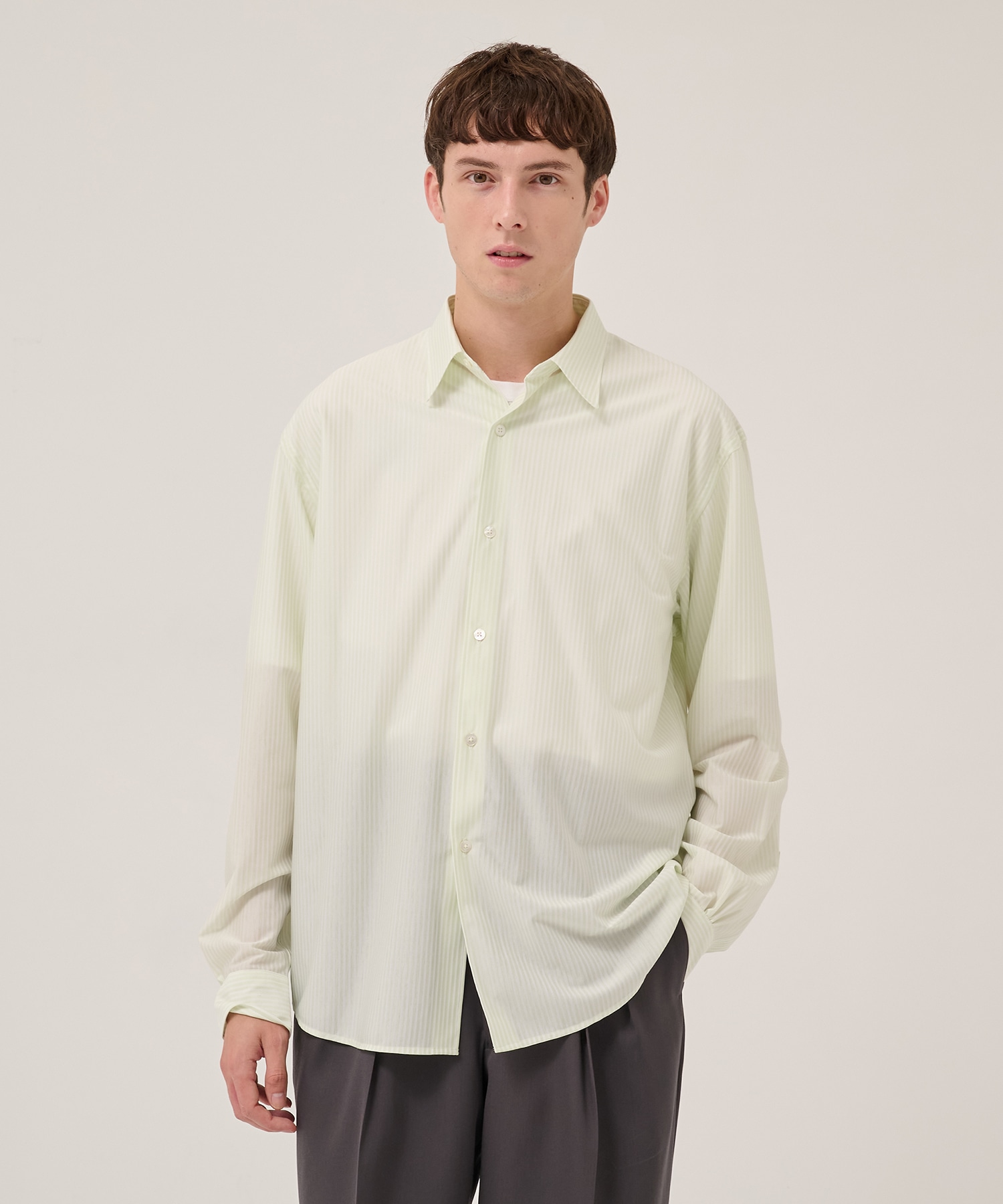 別注 46G Modest Stripe Shirt