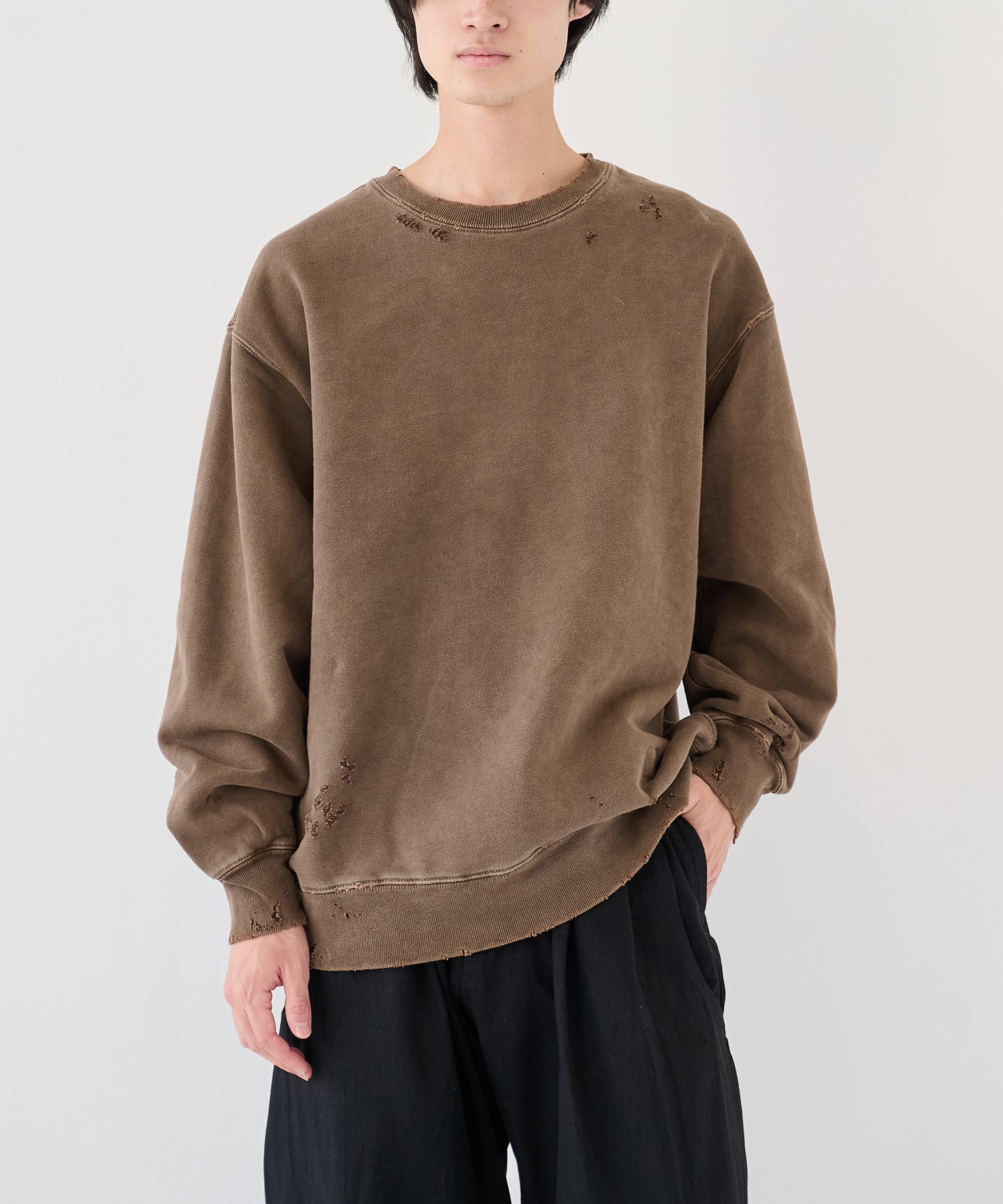DAMAGE PIGMENT SWEAT CREW