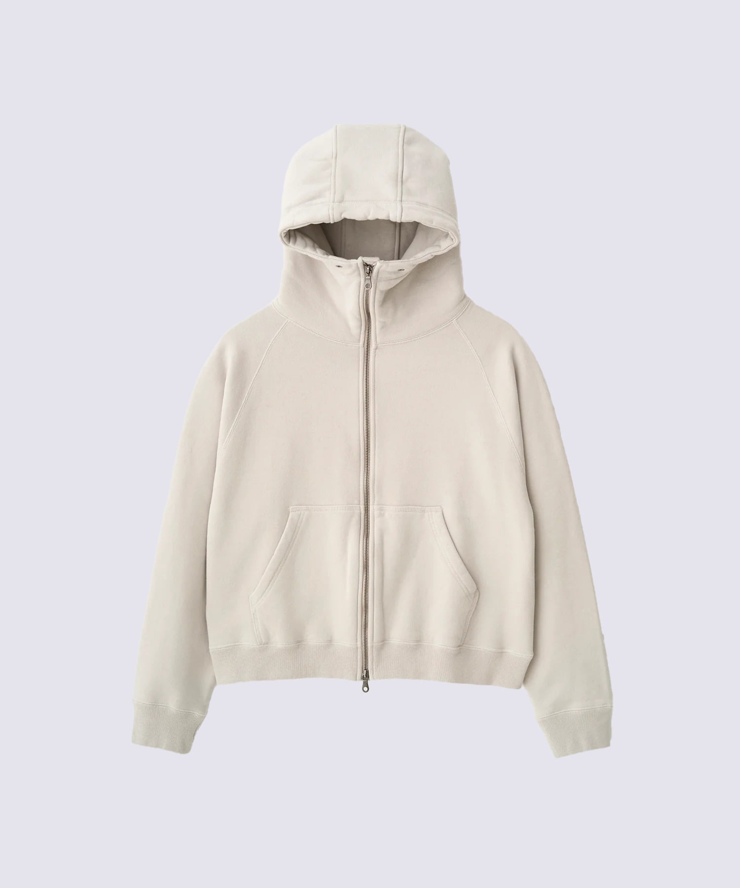 CROPPED BRUSHED HOODIE