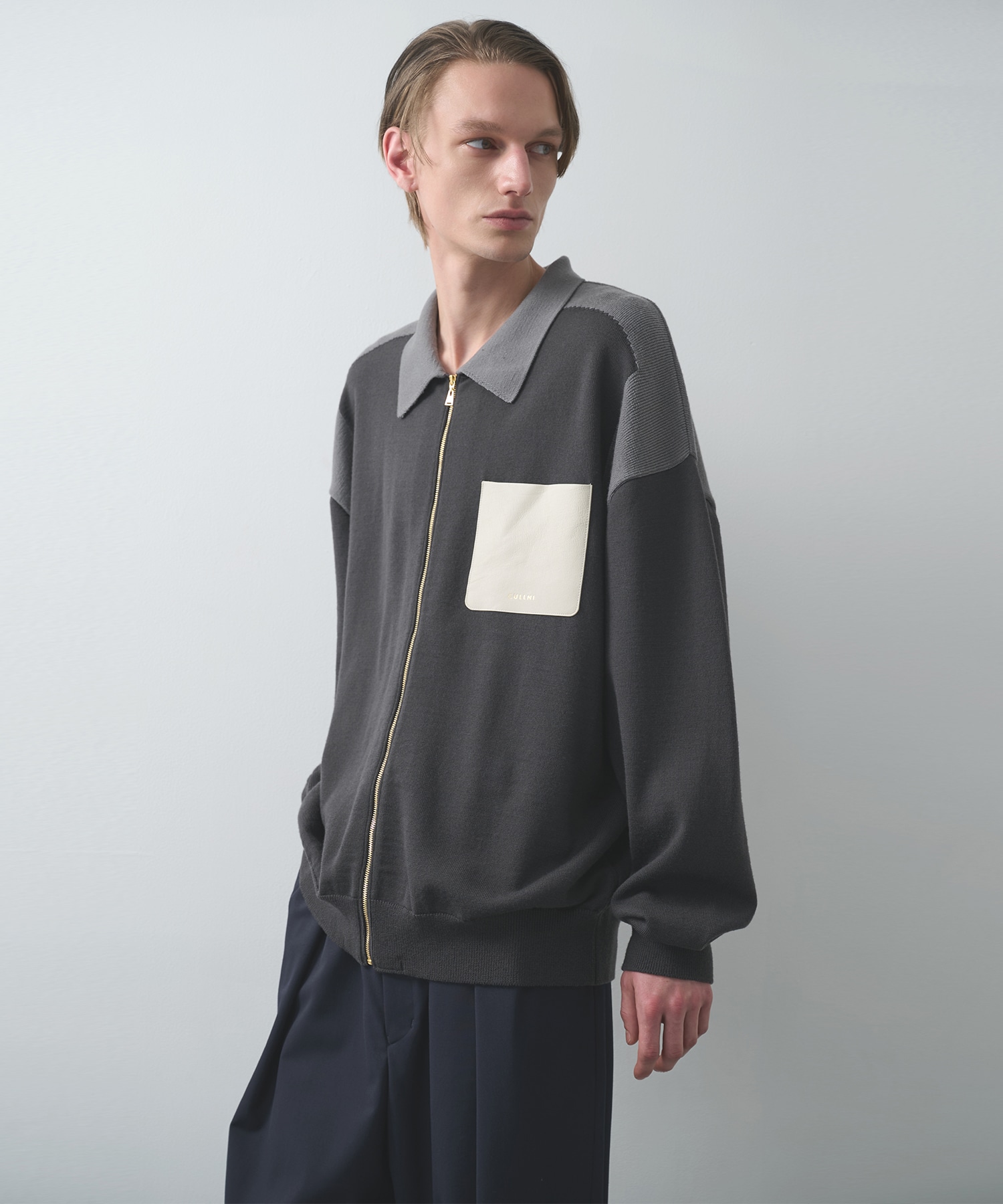 別注 Zip Knit Blouson