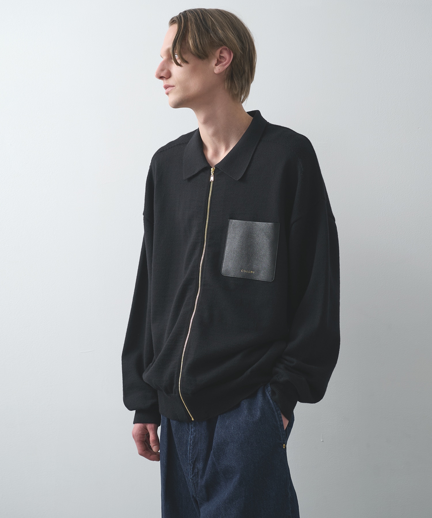 別注 Zip Knit Blouson