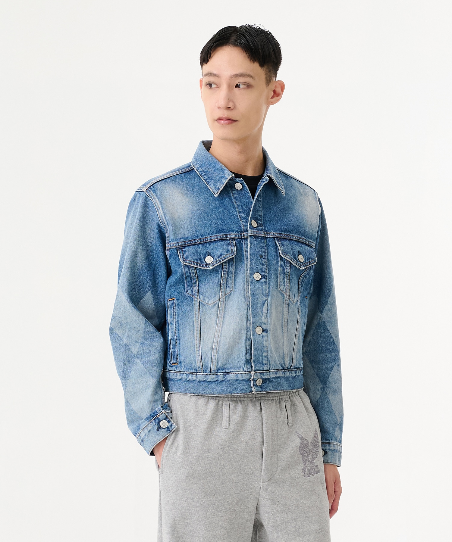 MB DENIM JACKET DIAMOND