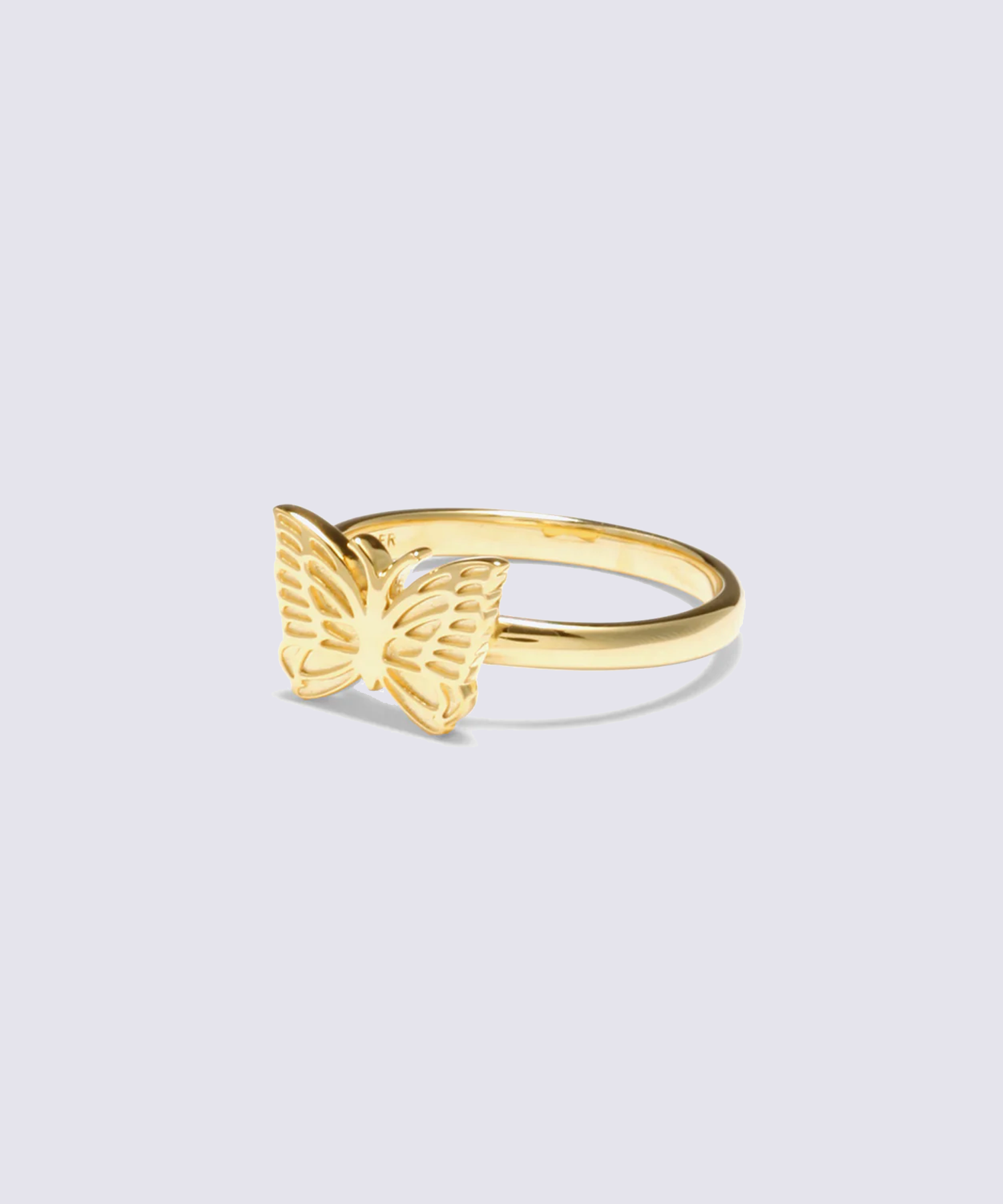 Ring - Gold Plate - Papillon