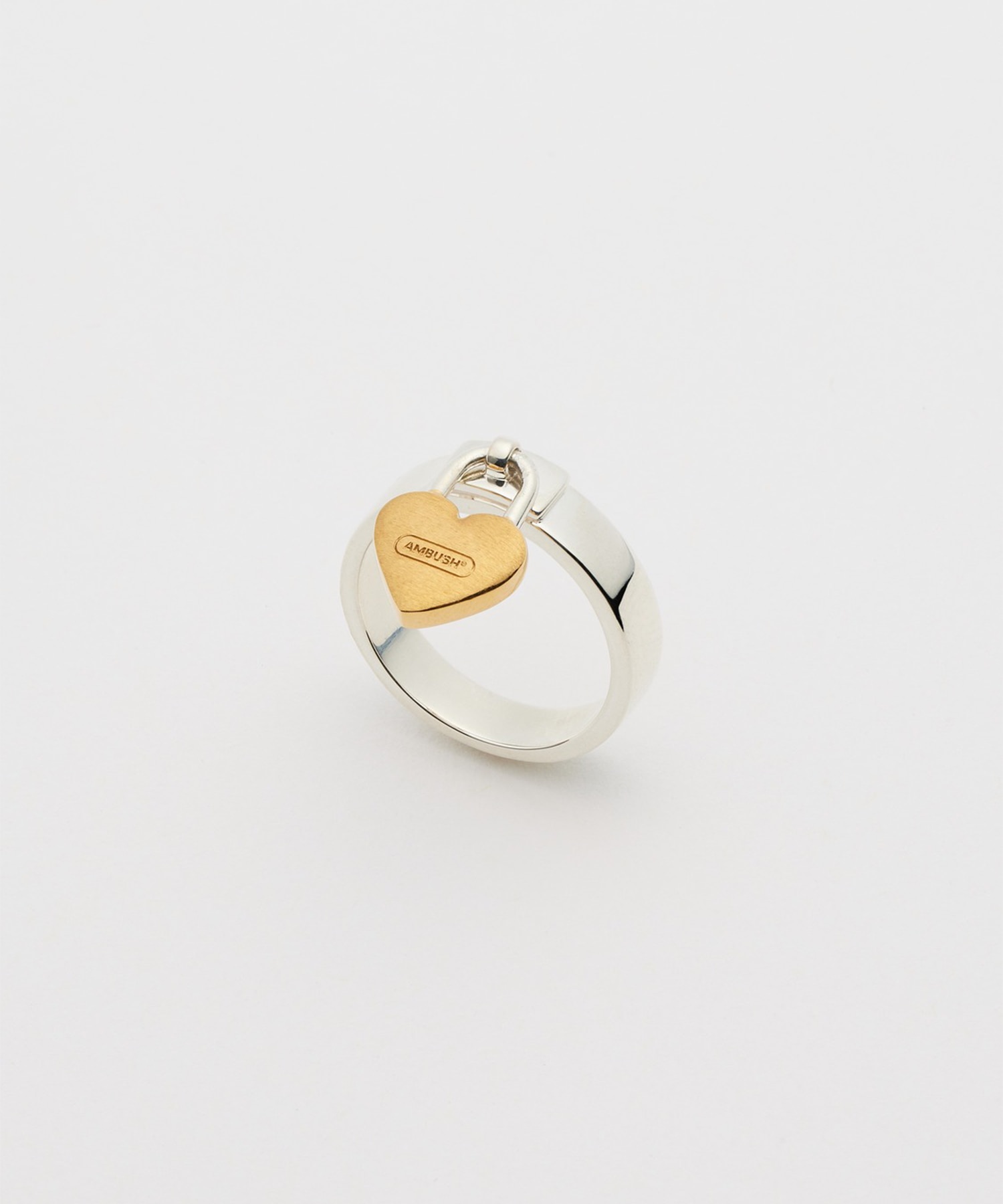 HEART PADLOCK RING