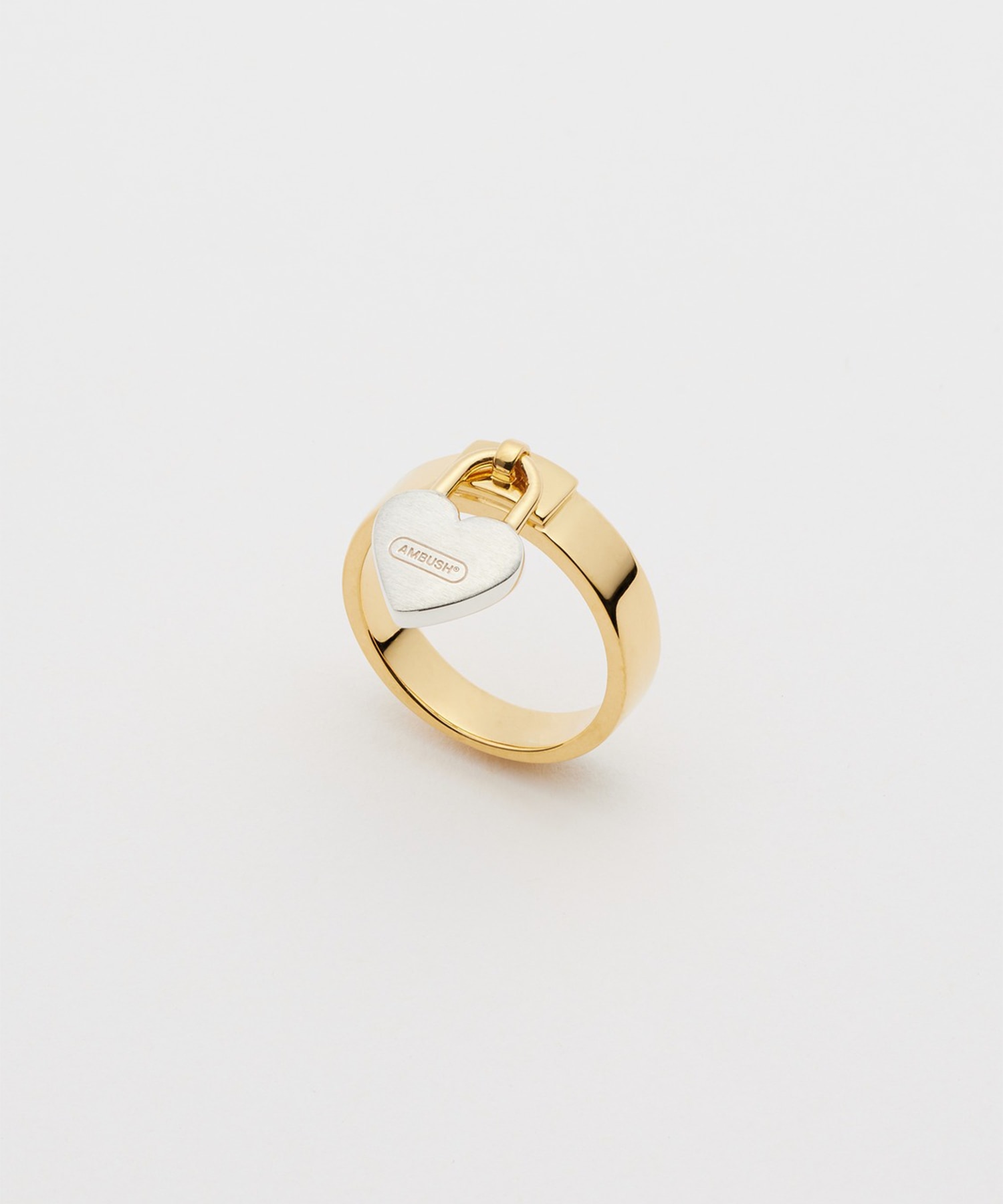 HEART PADLOCK RING