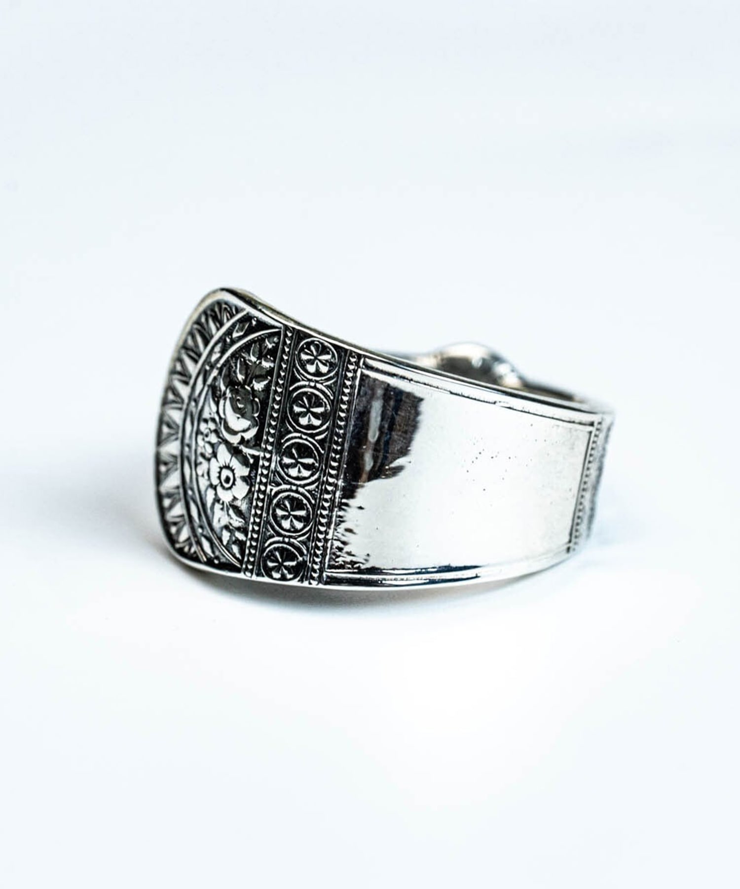 R-052 Cutlery Butter Knife Ring　(燻し仕上げ)