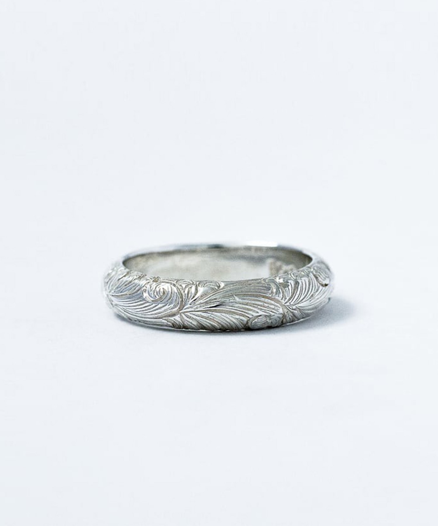 R-063 Arabesque half round ring (S)