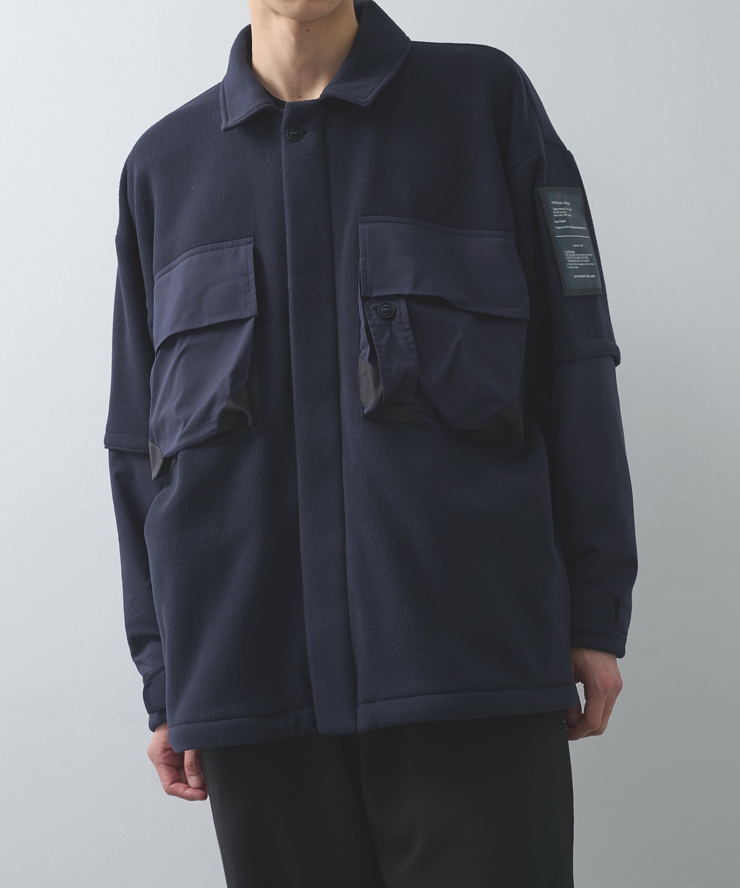 9252-BL06-007 FLEACE BLOUSON