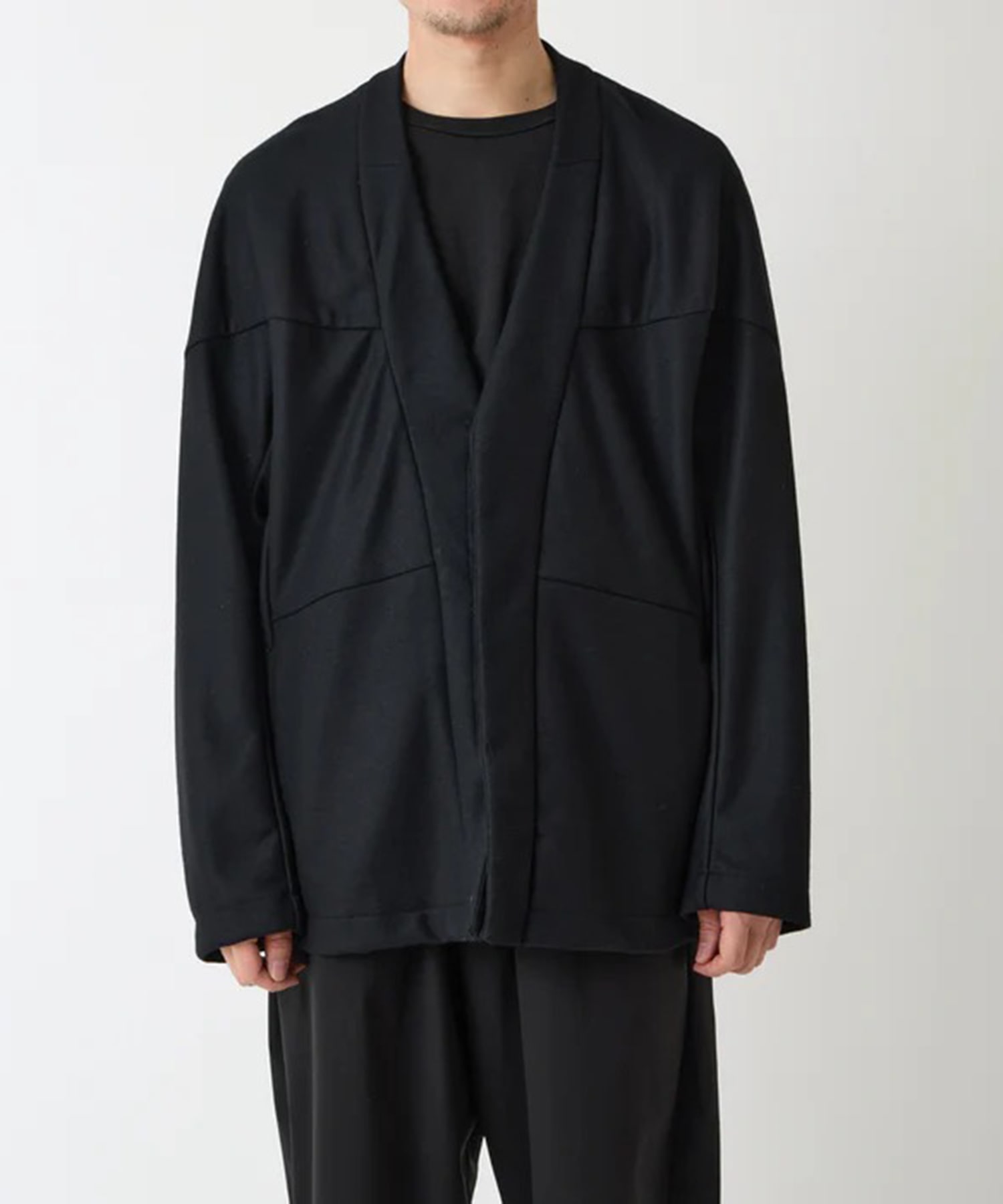 WOOL MELTON CARDIGAN