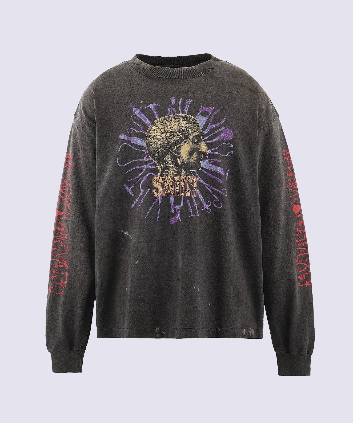 SM-MK8-0000-026/LS T-SHIRT/HEAD/BLACK
