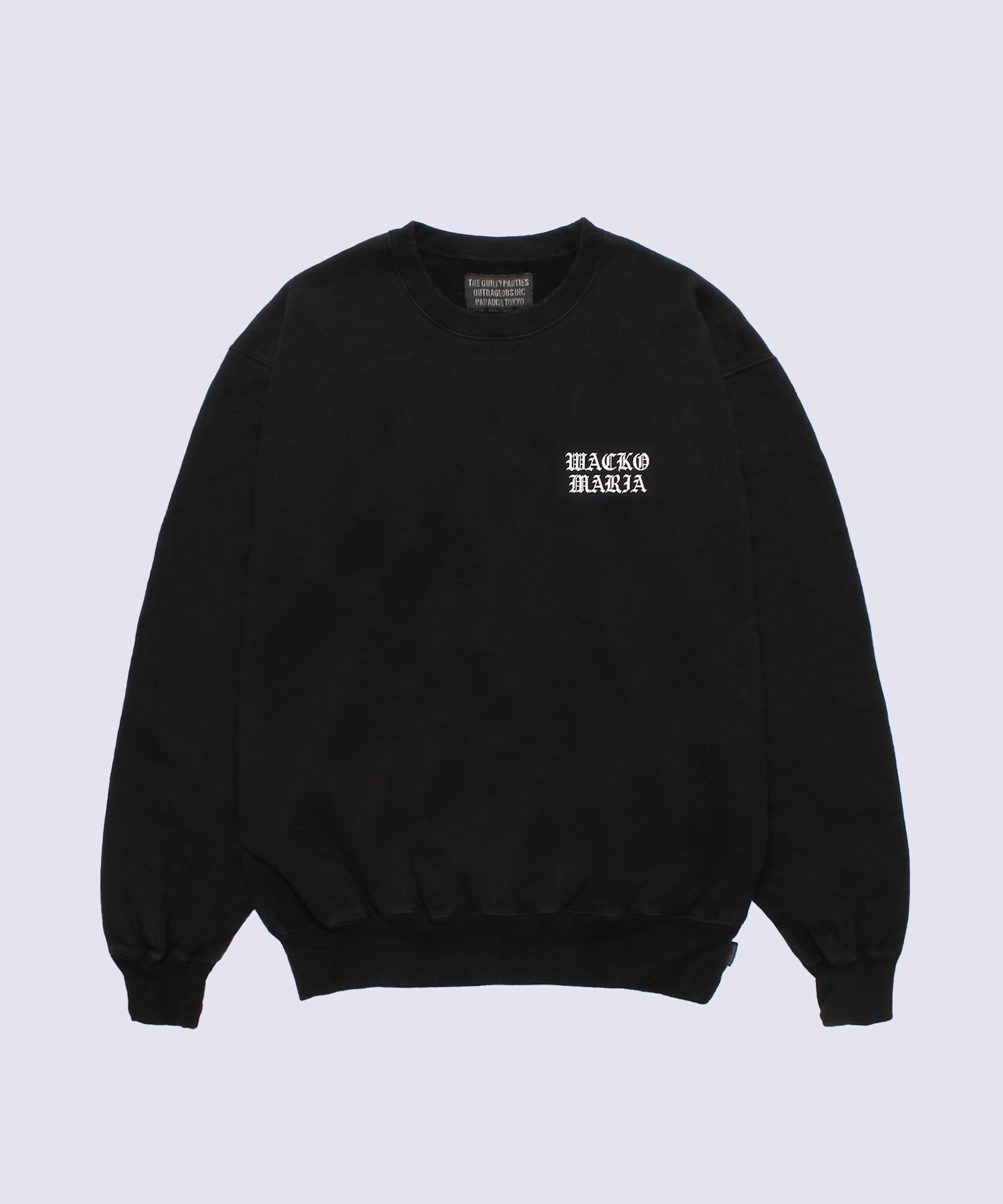 WASHED MIDDLE WEIGHT CREW NECK SWEAT SHIRT