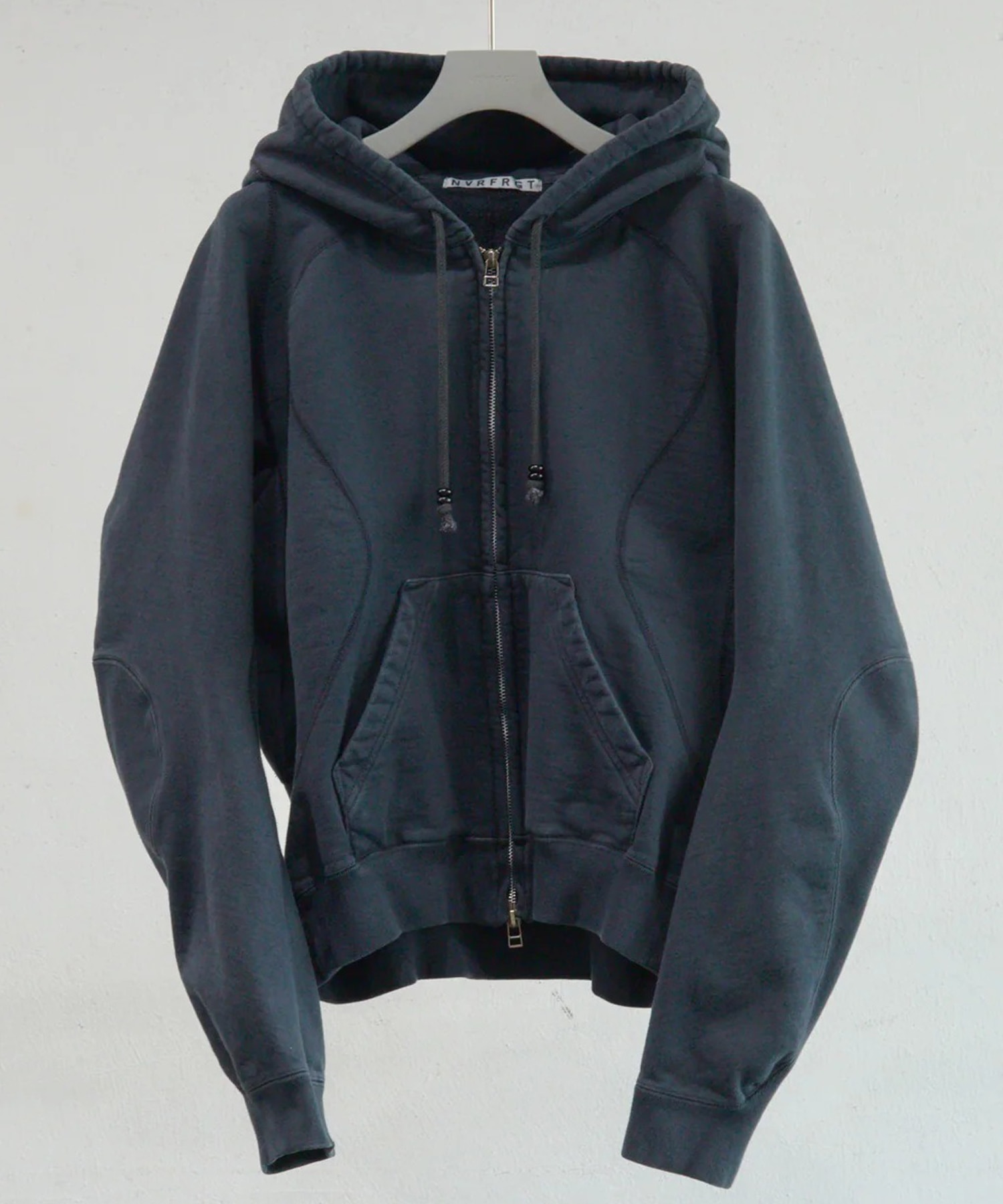 PANELED ZIP UP HOODIE