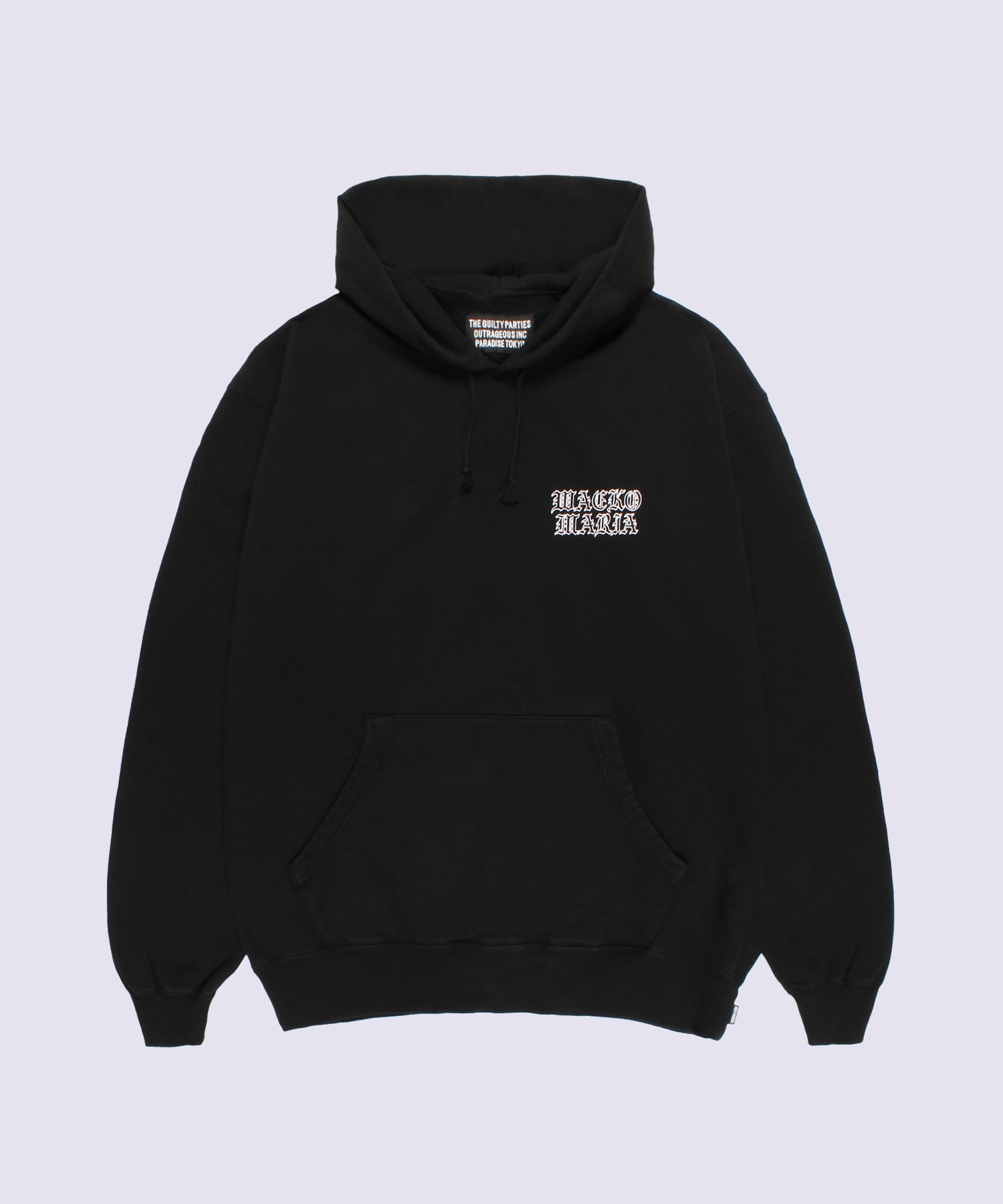 WASHED MIDDLE WEIGHT PULLOVER HOODED SWEAT SHIRT