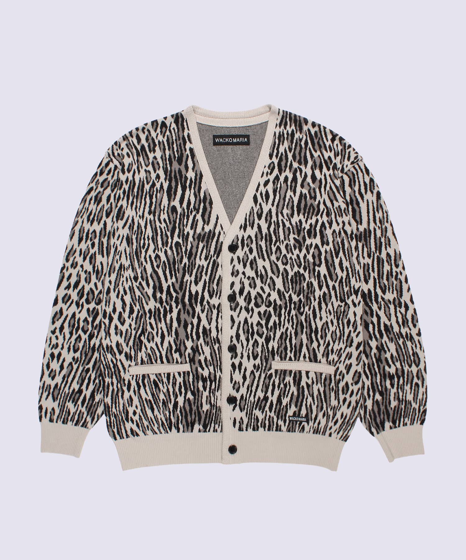 LEOPARD JACQUARD CARDIGAN ( TYPE-2 )