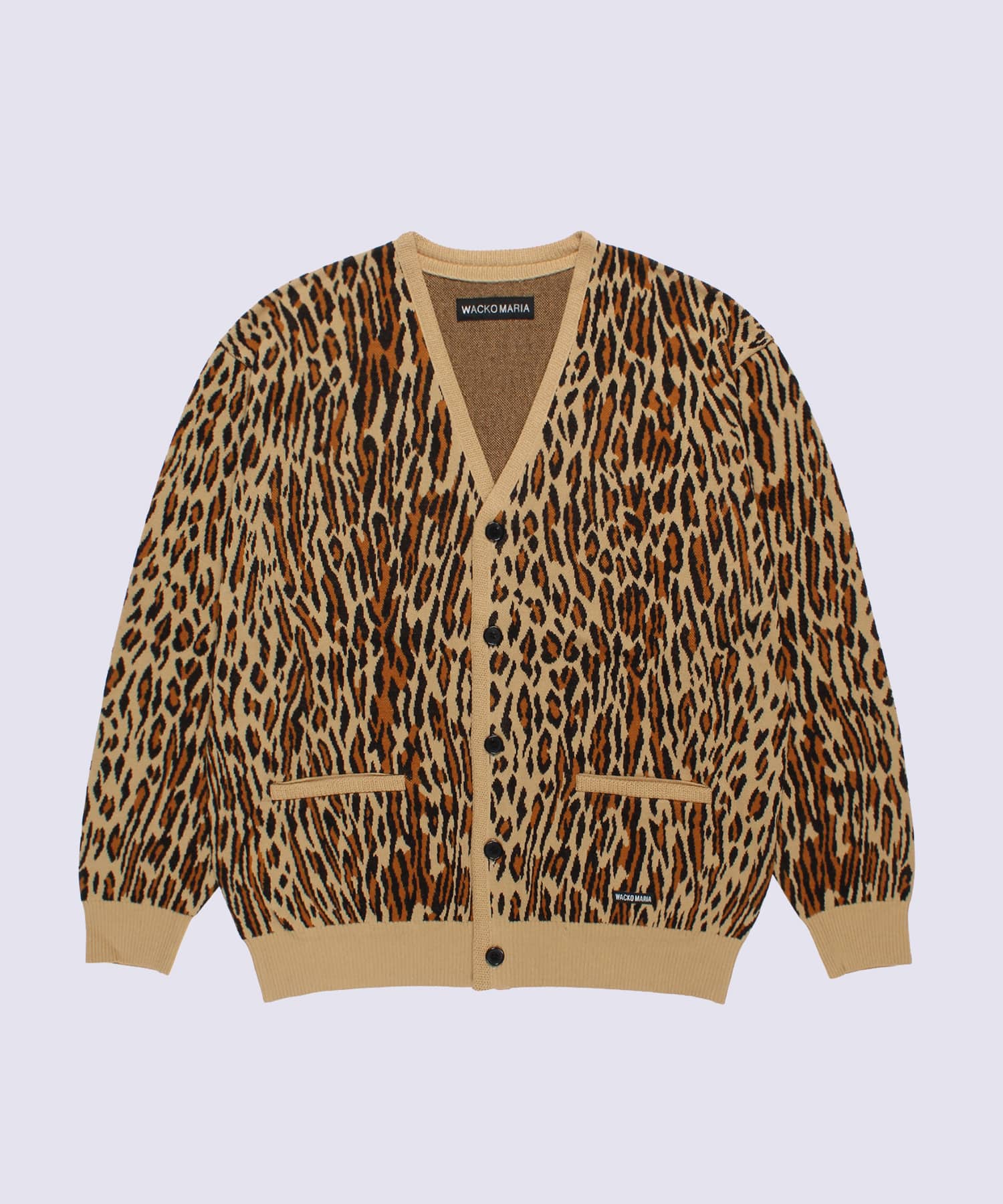 LEOPARD JACQUARD CARDIGAN ( TYPE-2 )