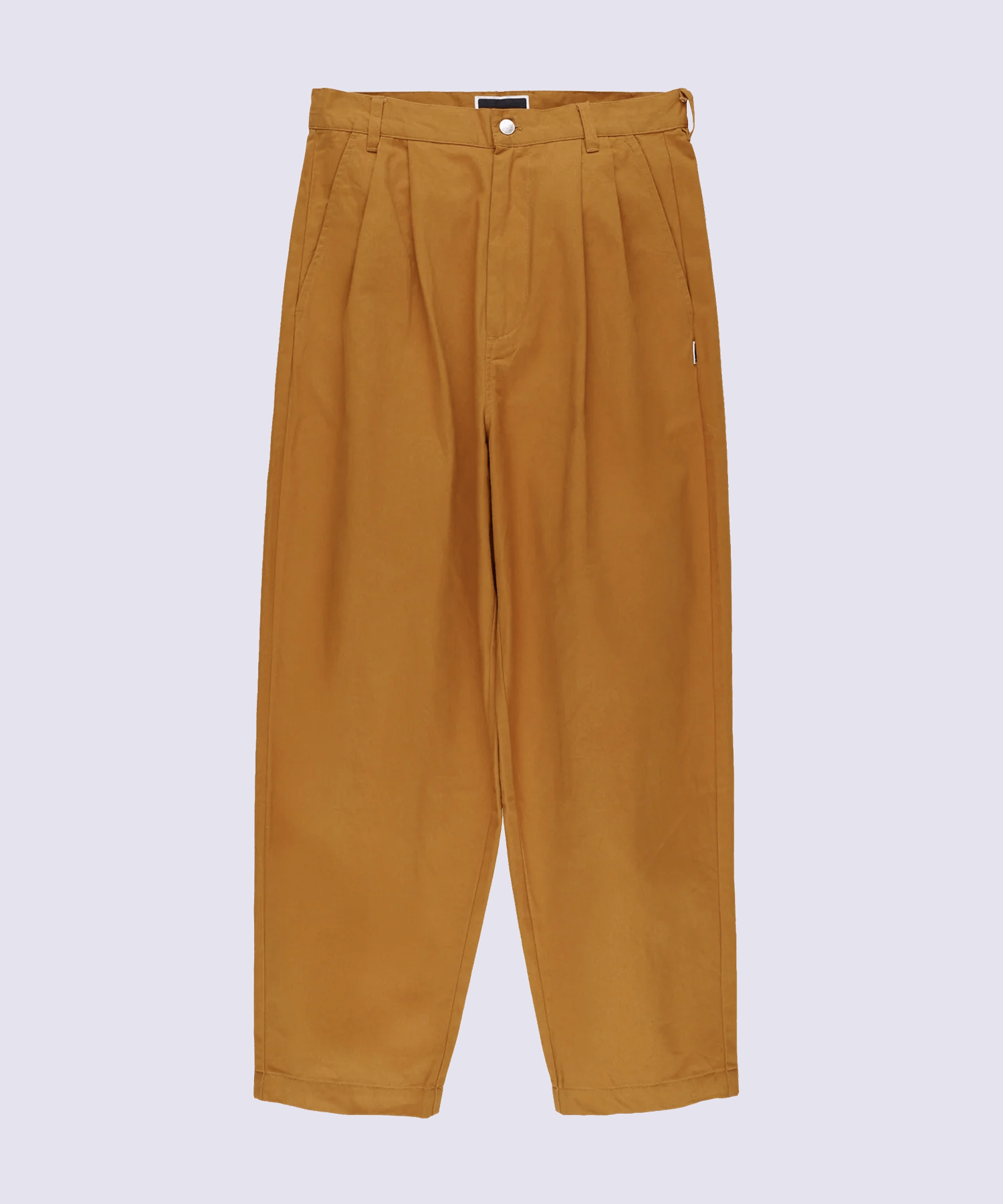 TWILL PLEATED PANTS
