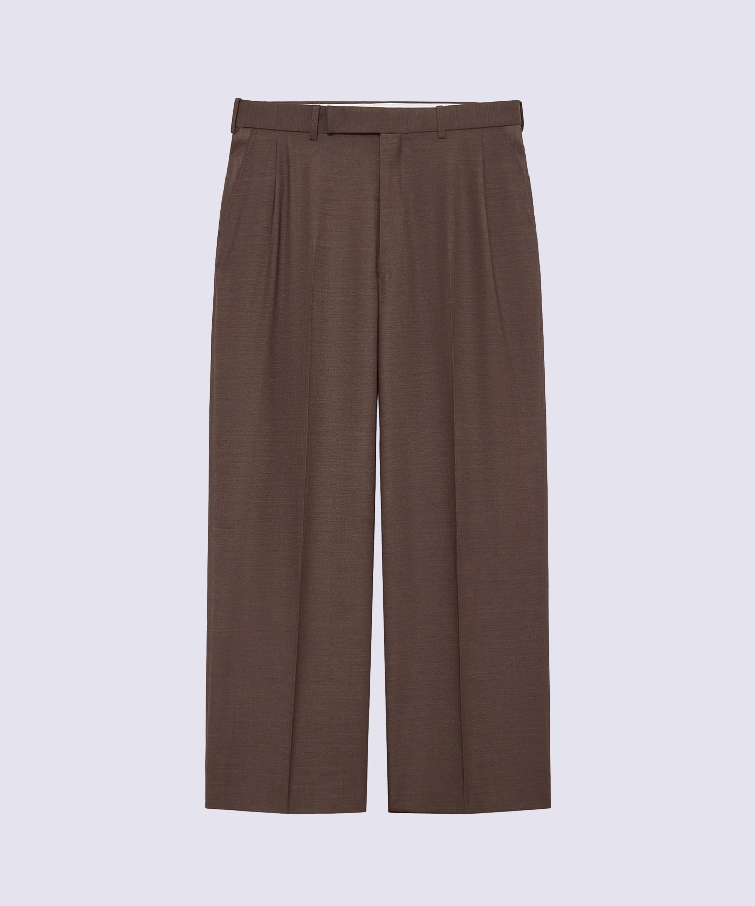 ONE TUCK WIDE TROUSERS