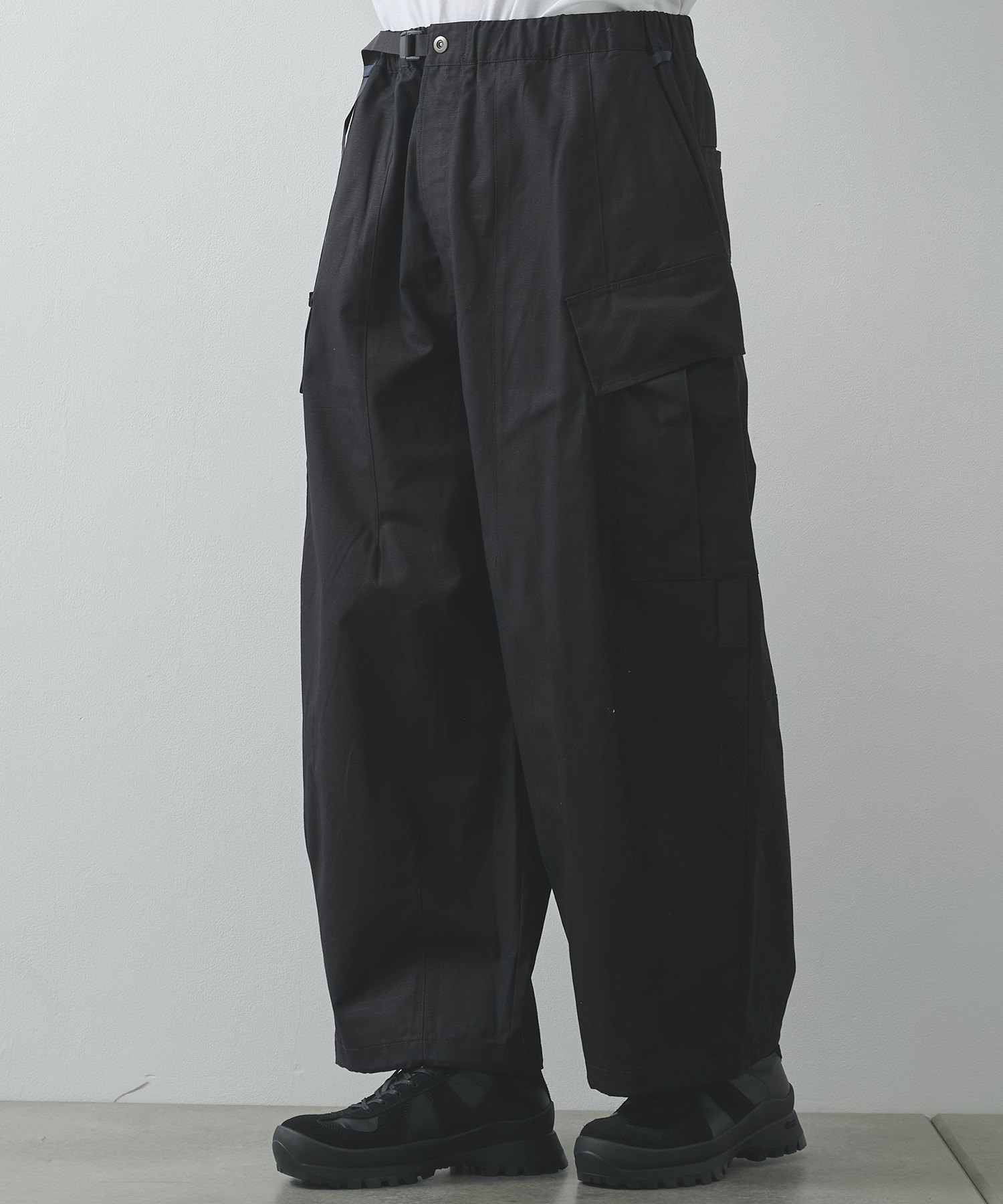 THE CHANGING LENGTH/HEM CROPPED CARGO PANTS