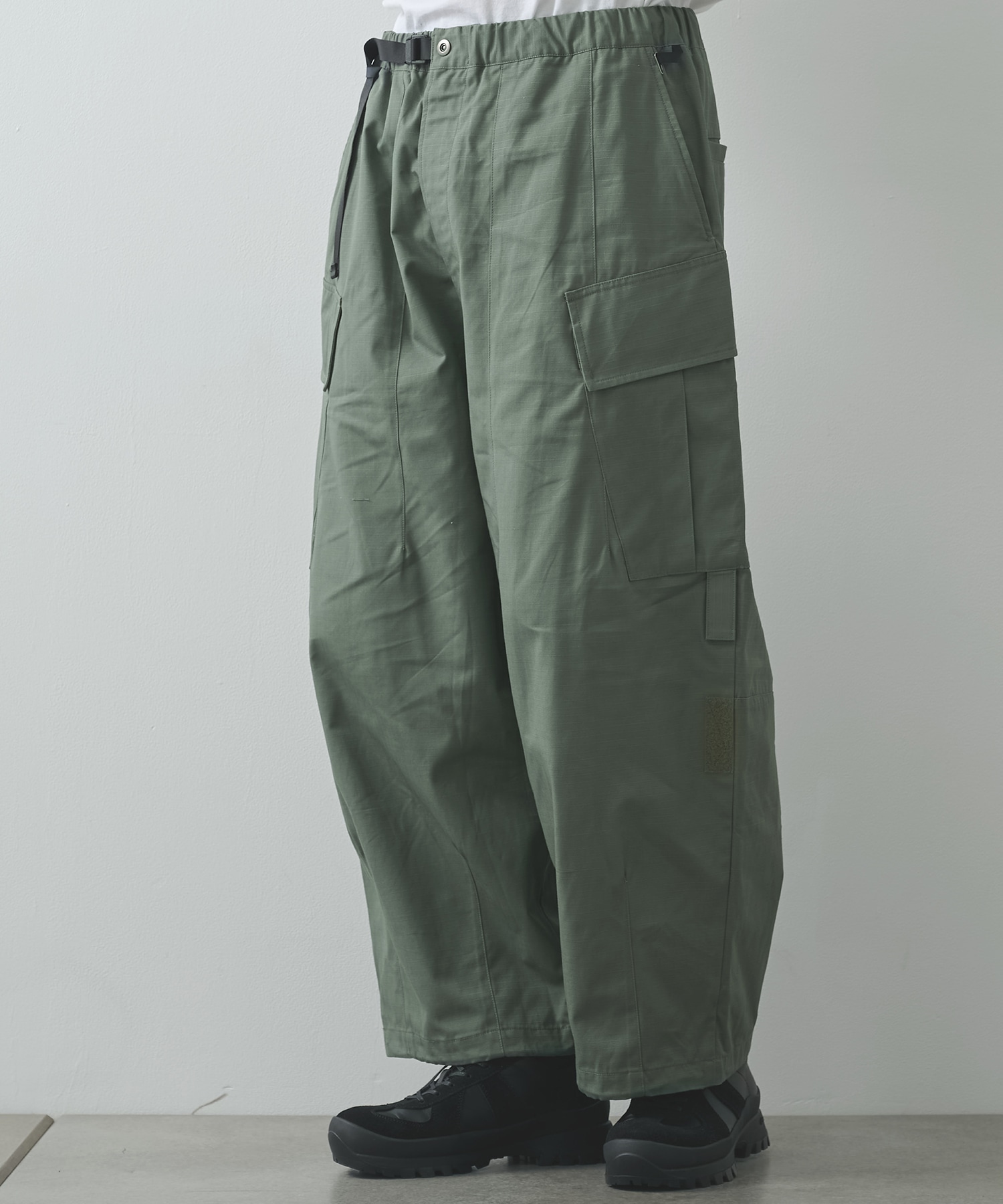 THE CHANGING LENGTH/HEM CROPPED CARGO PANTS