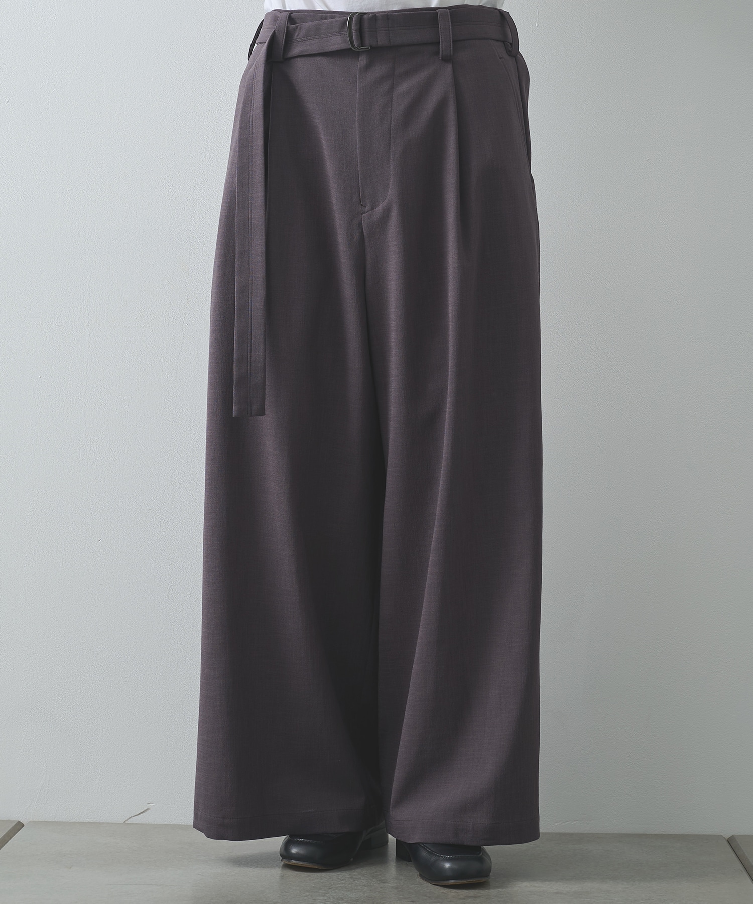 別注 Belted Wide Flare Pants