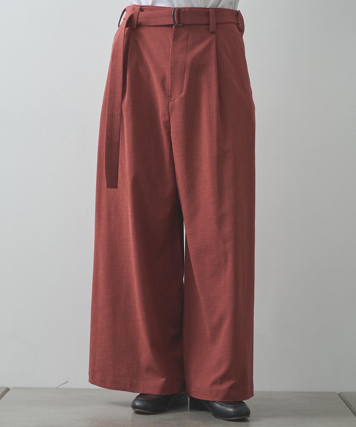 別注 Belted Wide Flare Pants