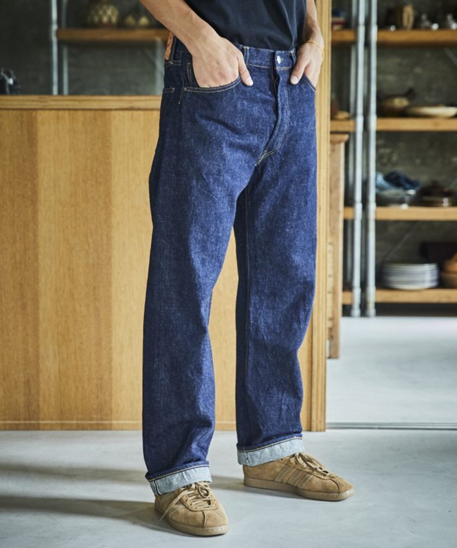 101 DADS FIT DENIM PANTS
