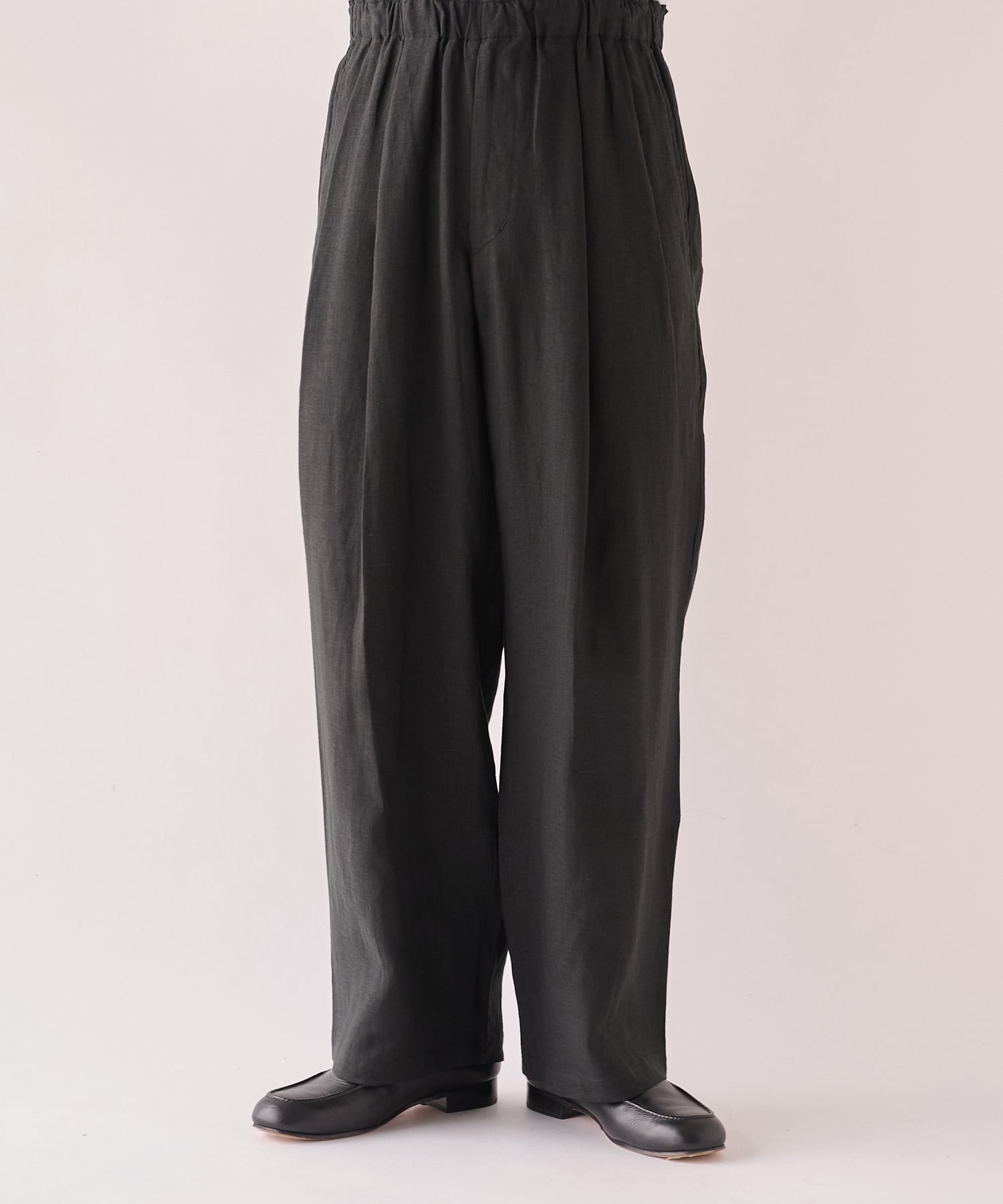 別注 LINEN TROPICAL WIDE LEG EASY PANTS