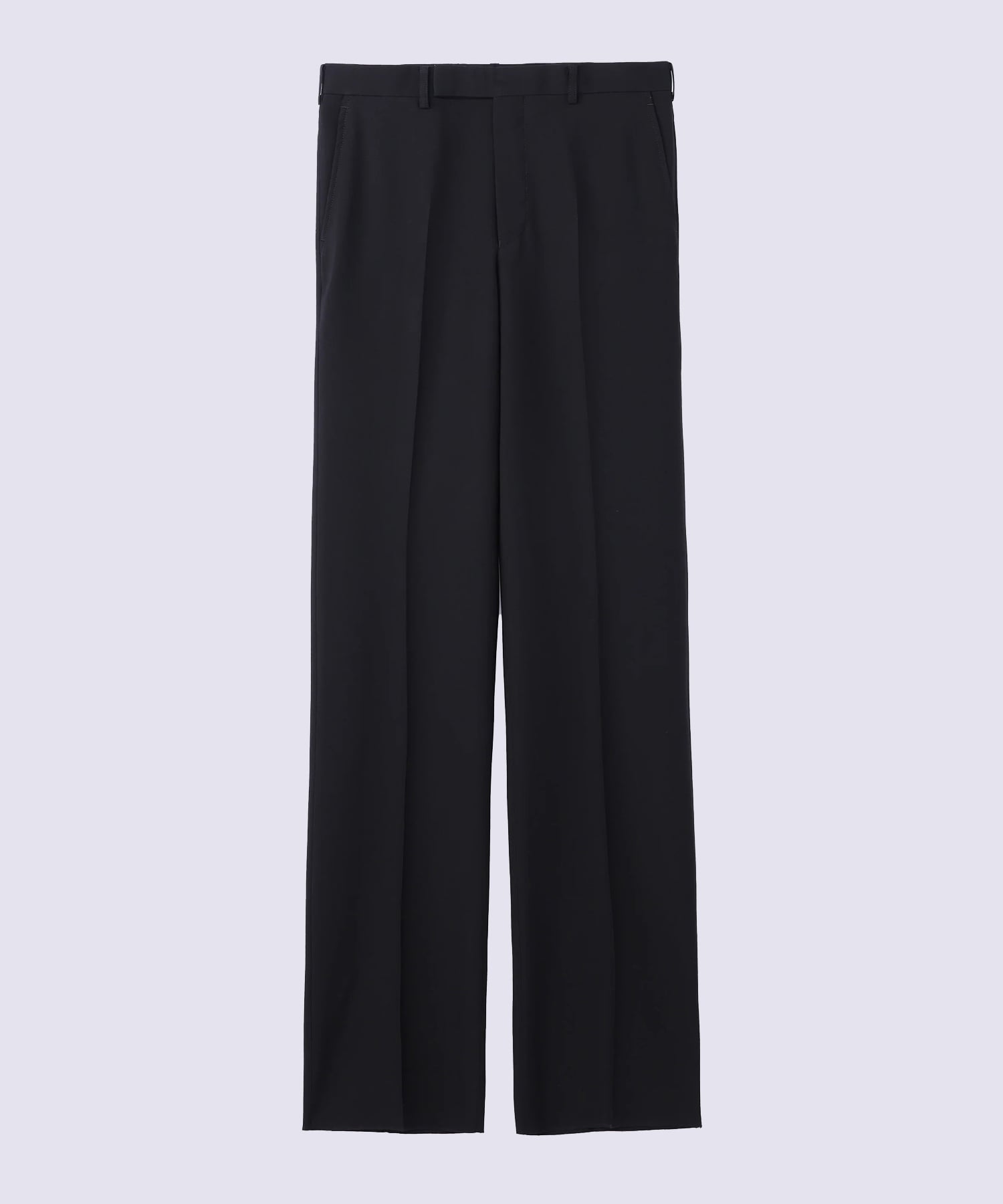 WOOL STRAIGHT TROUSERS