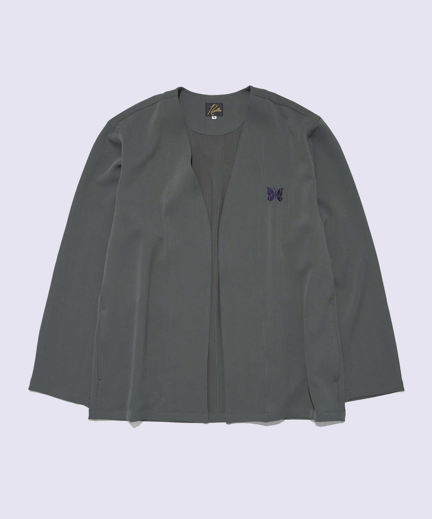 別注 Papillon Emb. Cardigan - Art Pique Pleats