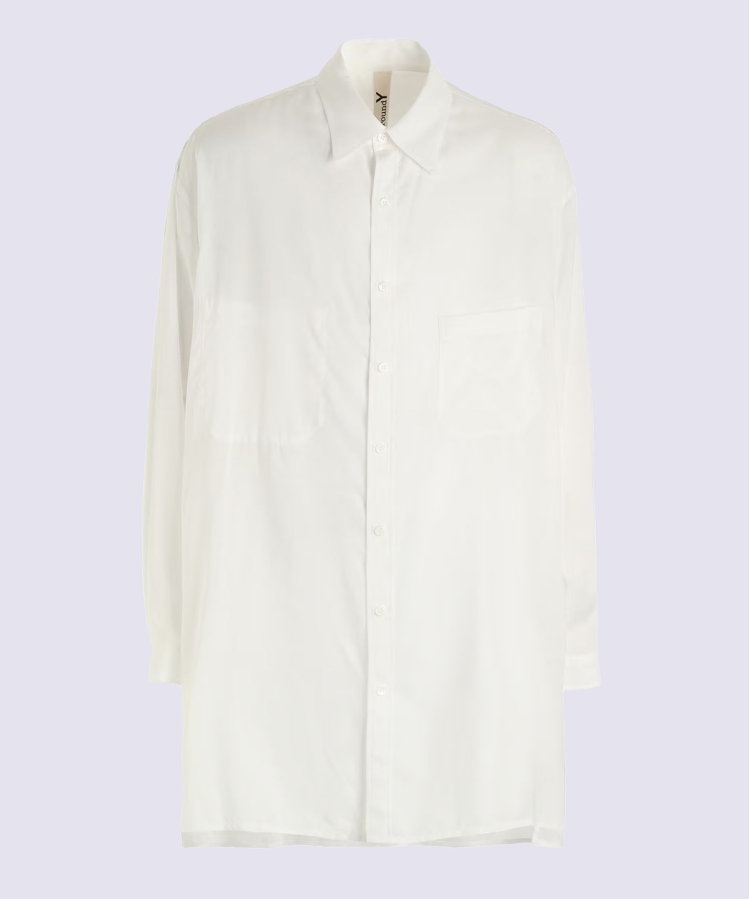 袖下スリットロングシャツ