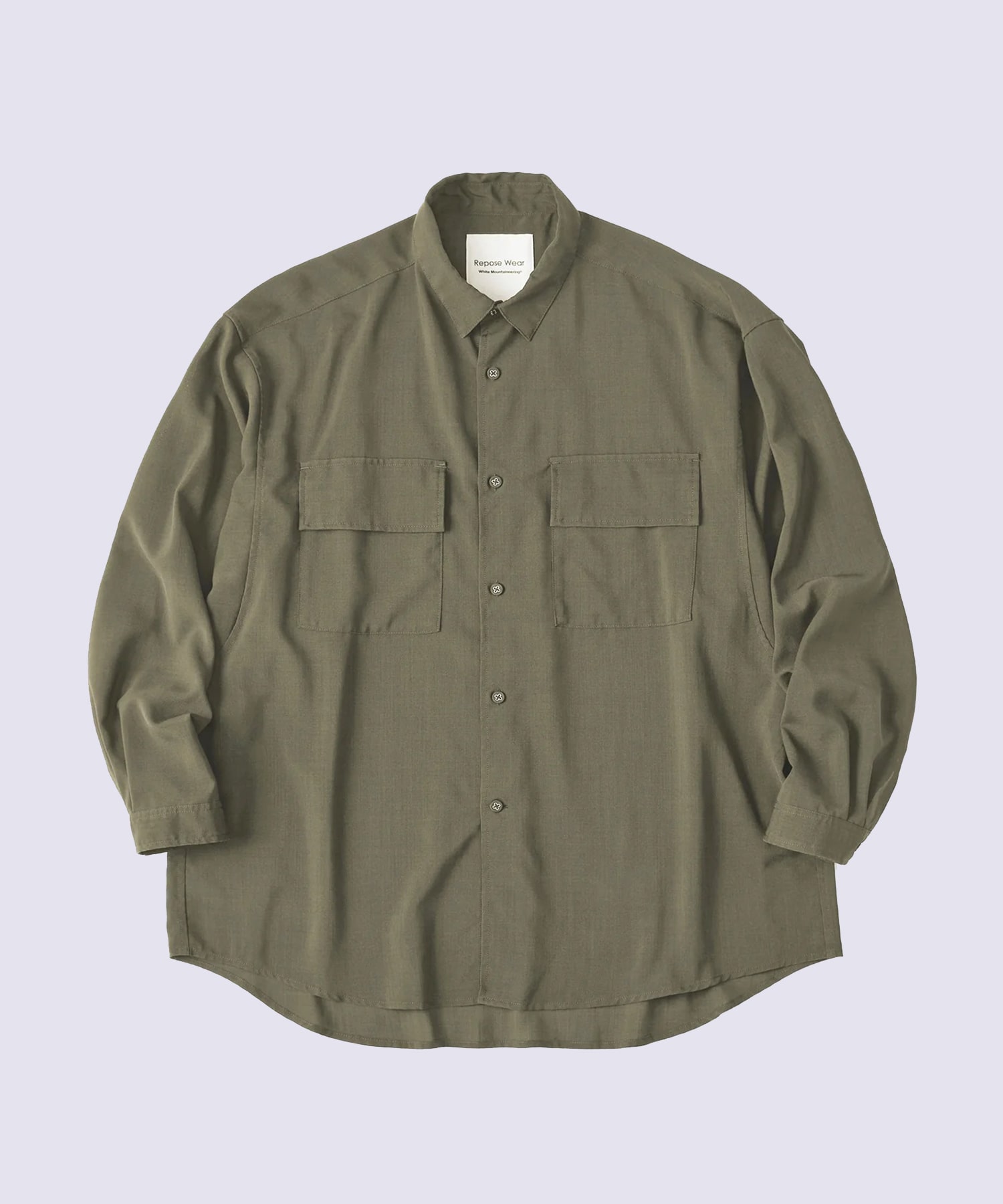 WIDE GUSSET SLEEVE REGULAR COLLAR SHIRT