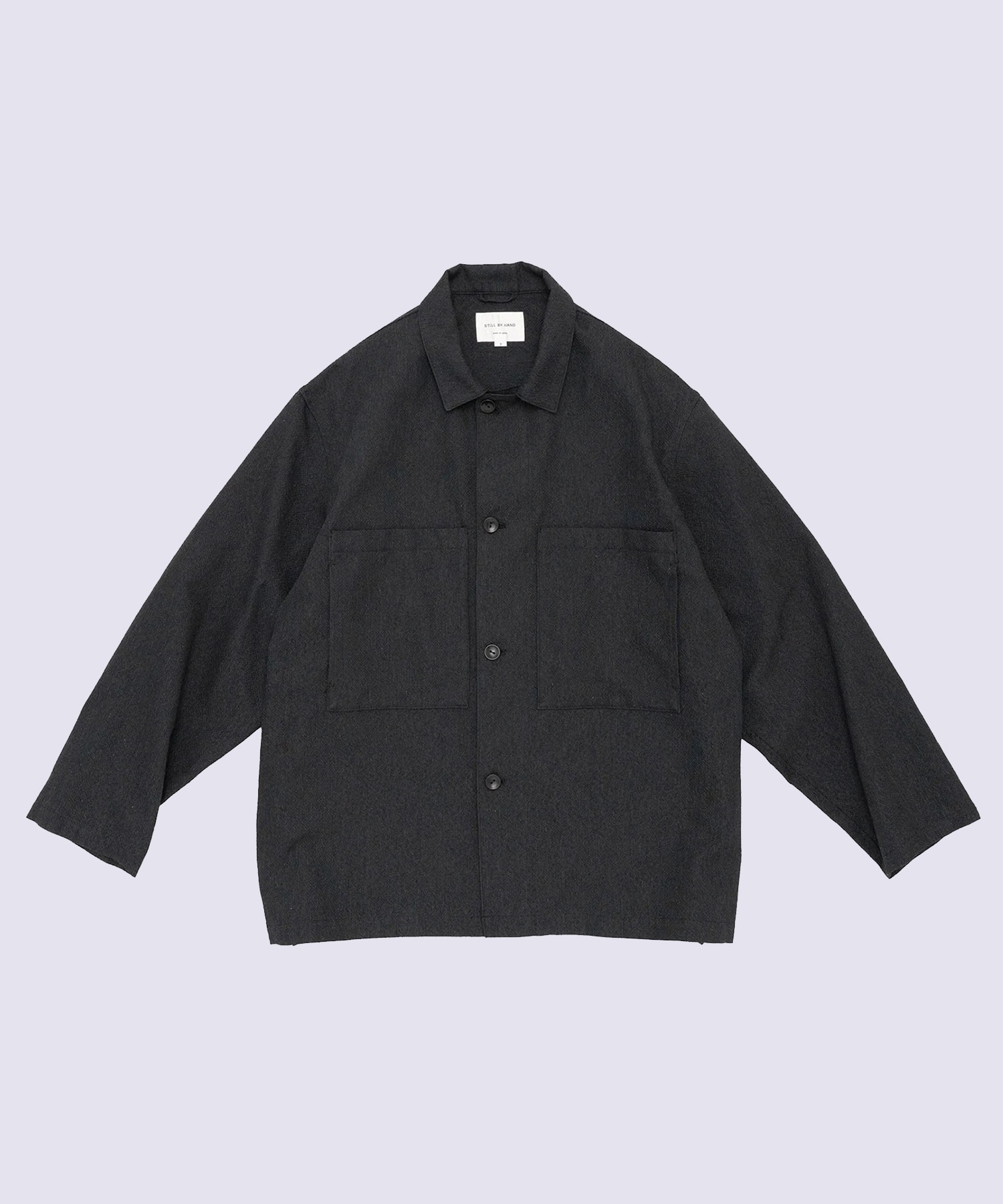 Mixed colour shirt jacket