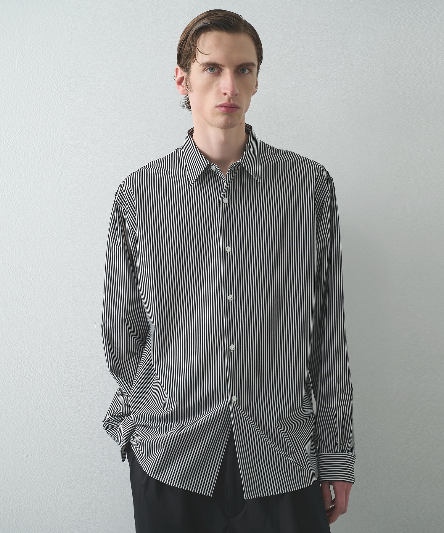 別注46G Stripe Modest Shirt