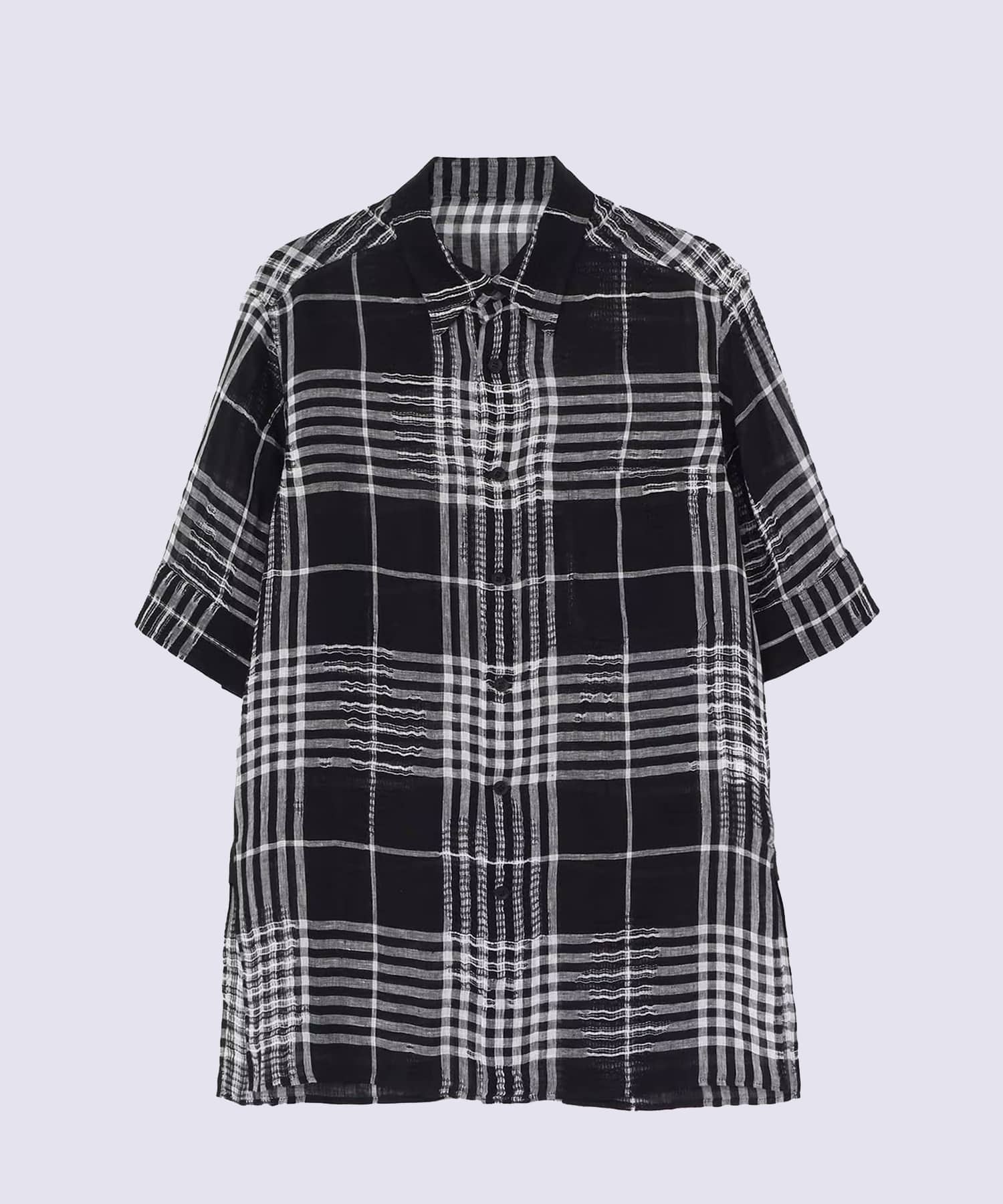 HK-B71-313 CHECK S/S SHIRT