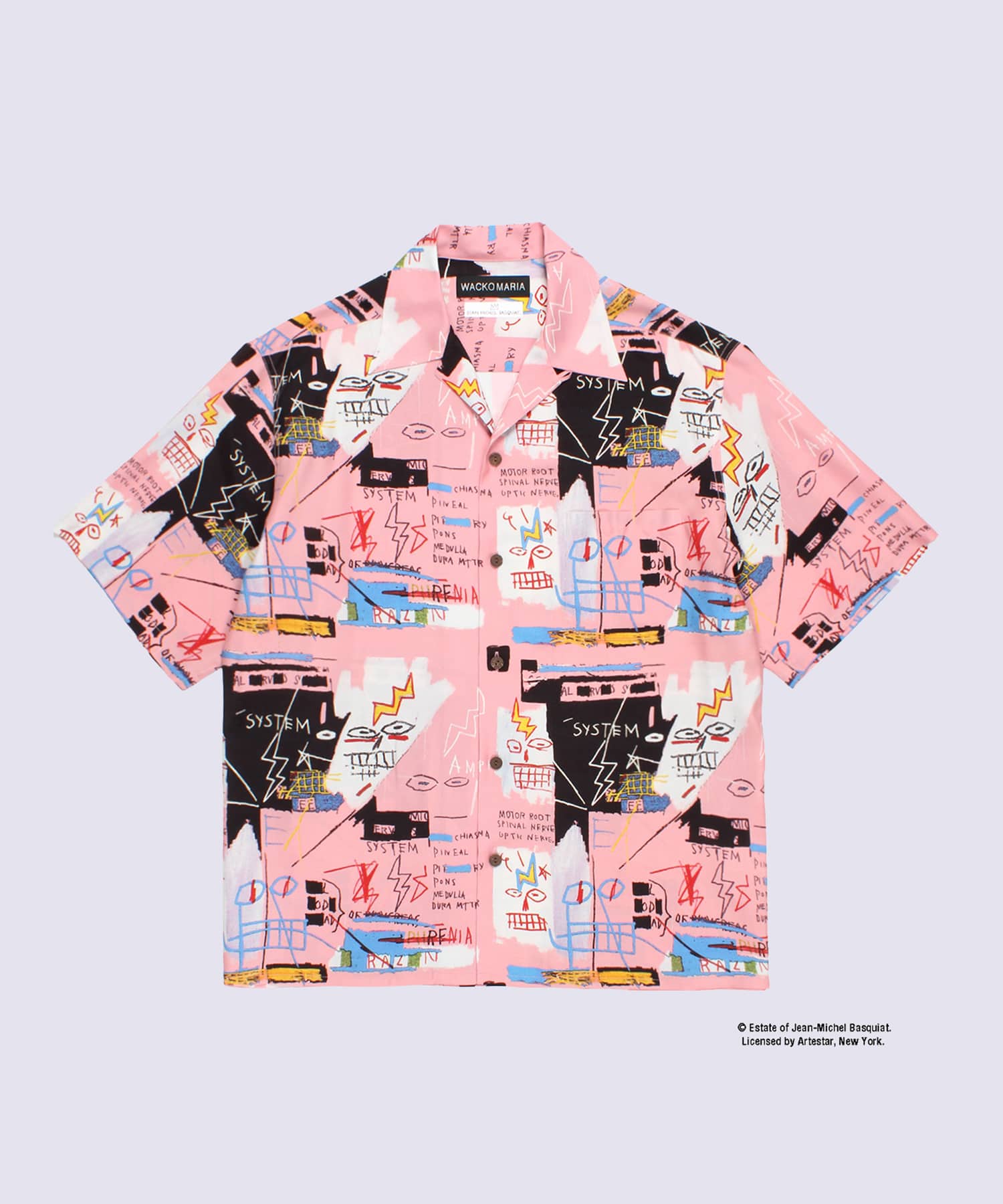 JEAN-MICHEL BASQUIAT / S/S HAWAIIAN SHIRT ( TYPE-3 )