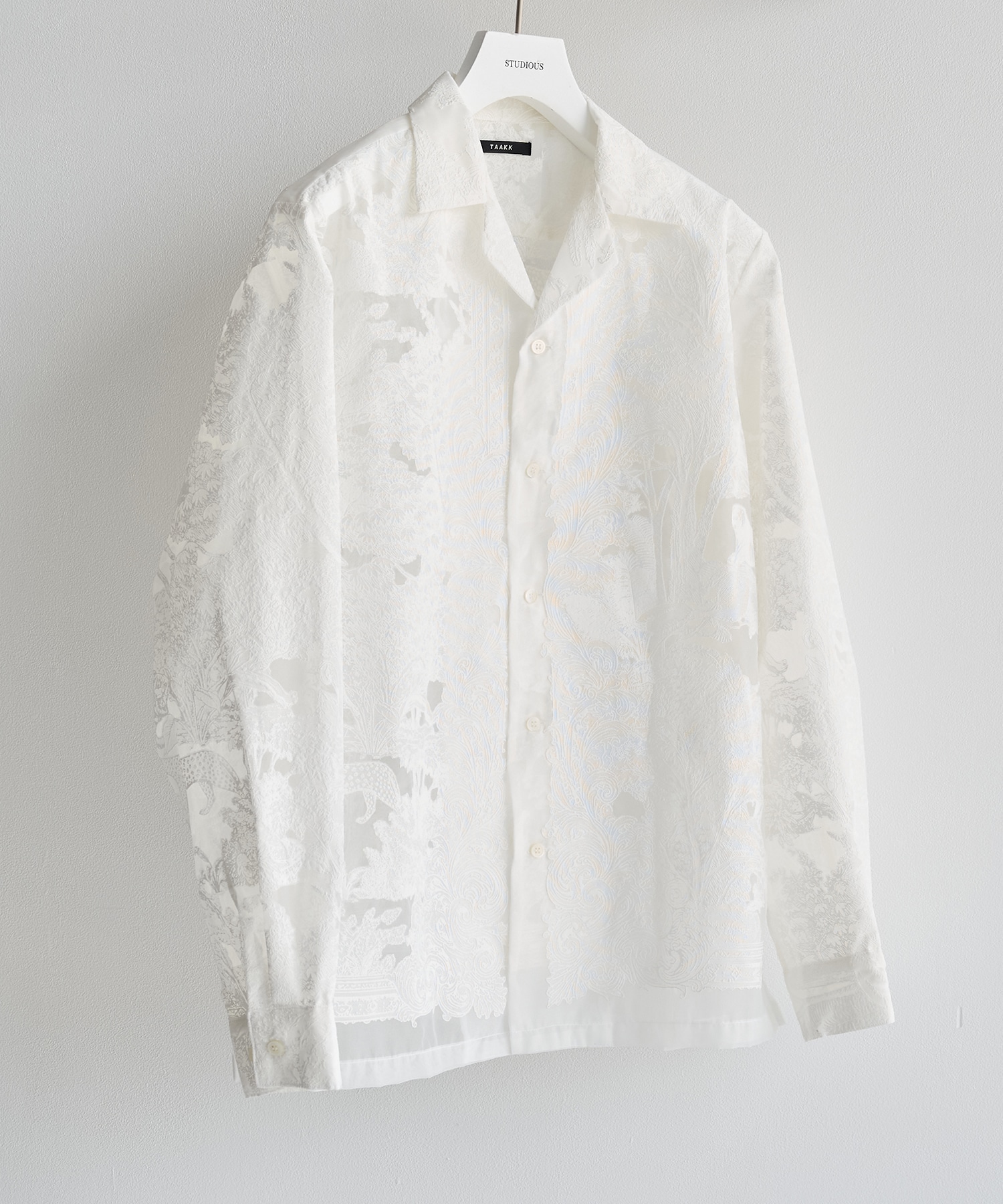 別注Toile de Jouy SHEER SHIRT