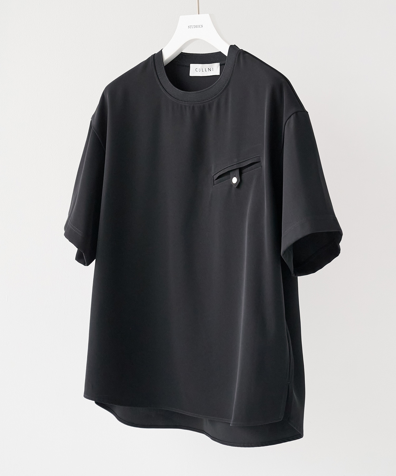 Dry Twill Button-Tab Pocket Short Sleeve Pullover