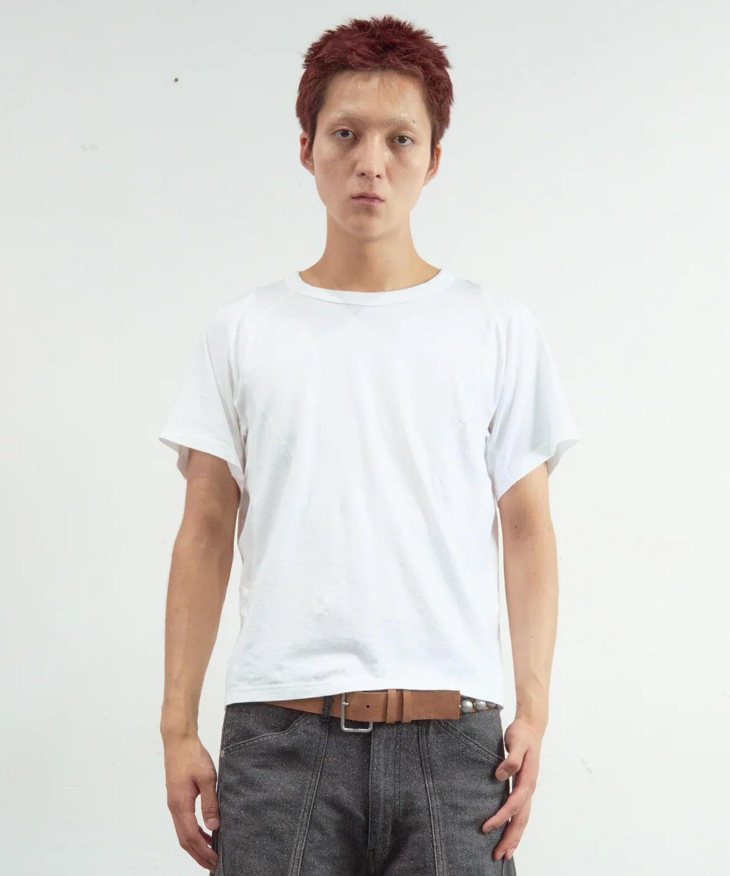 PANELLED HALF SLEEVE T-SHIRT