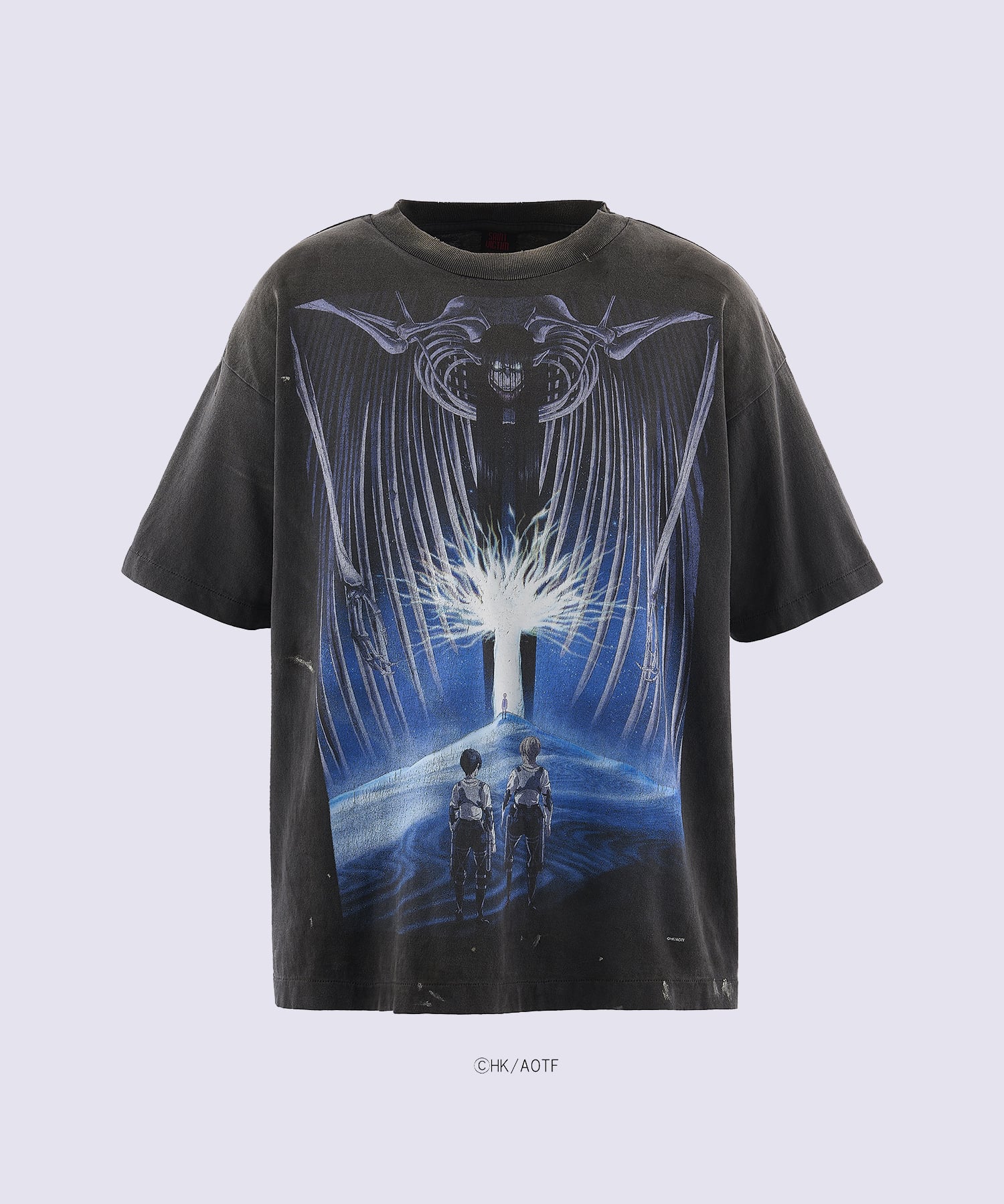 SM-MK8-0000-C77/AOT_SS TEE/ATTACK ON TITAN BLK