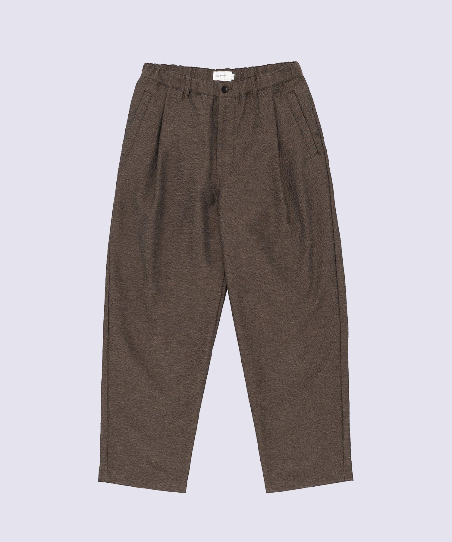 Mixed colour 1 pleat pants