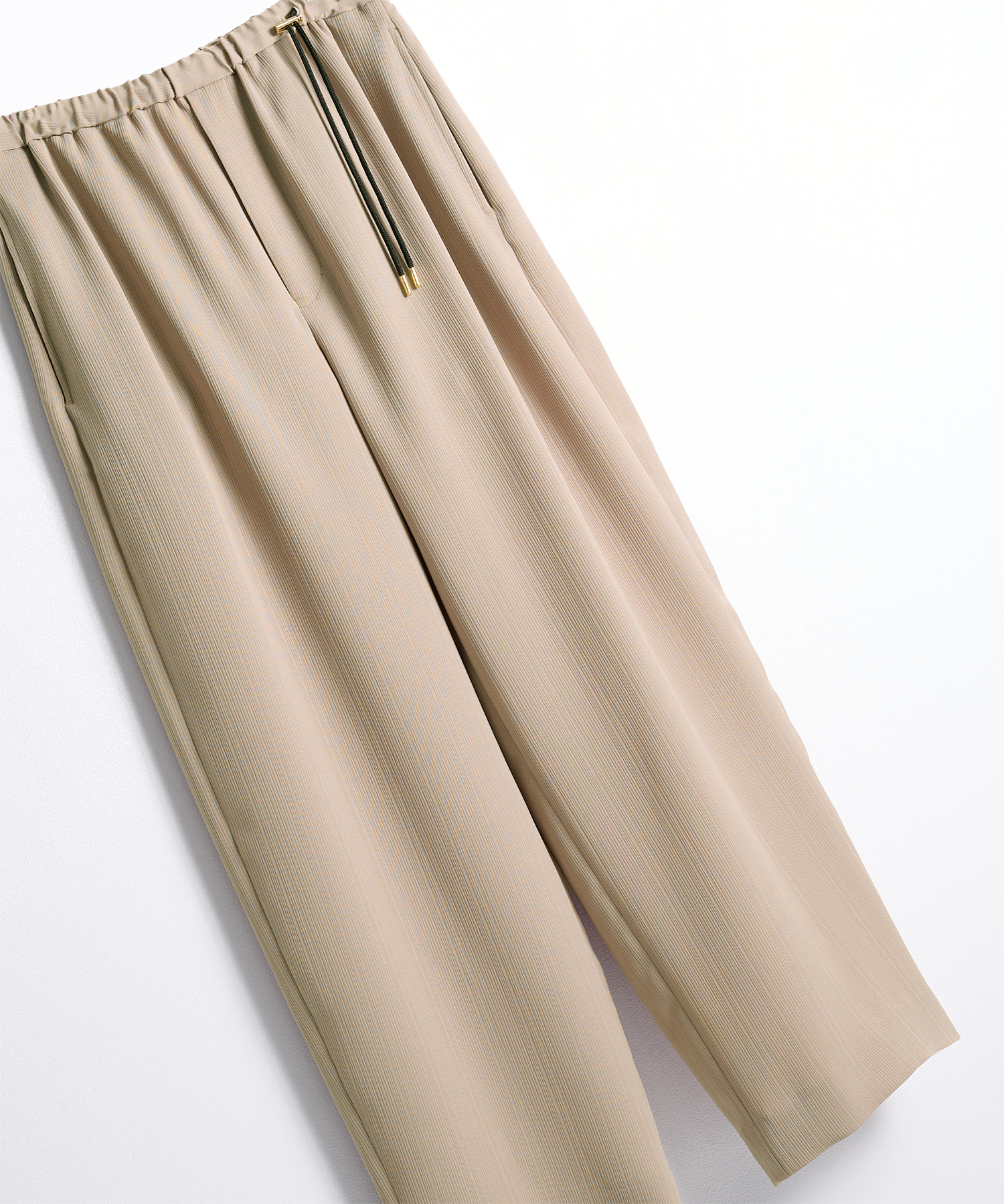 別注 Cord pique Drawstring Relaxed Pants