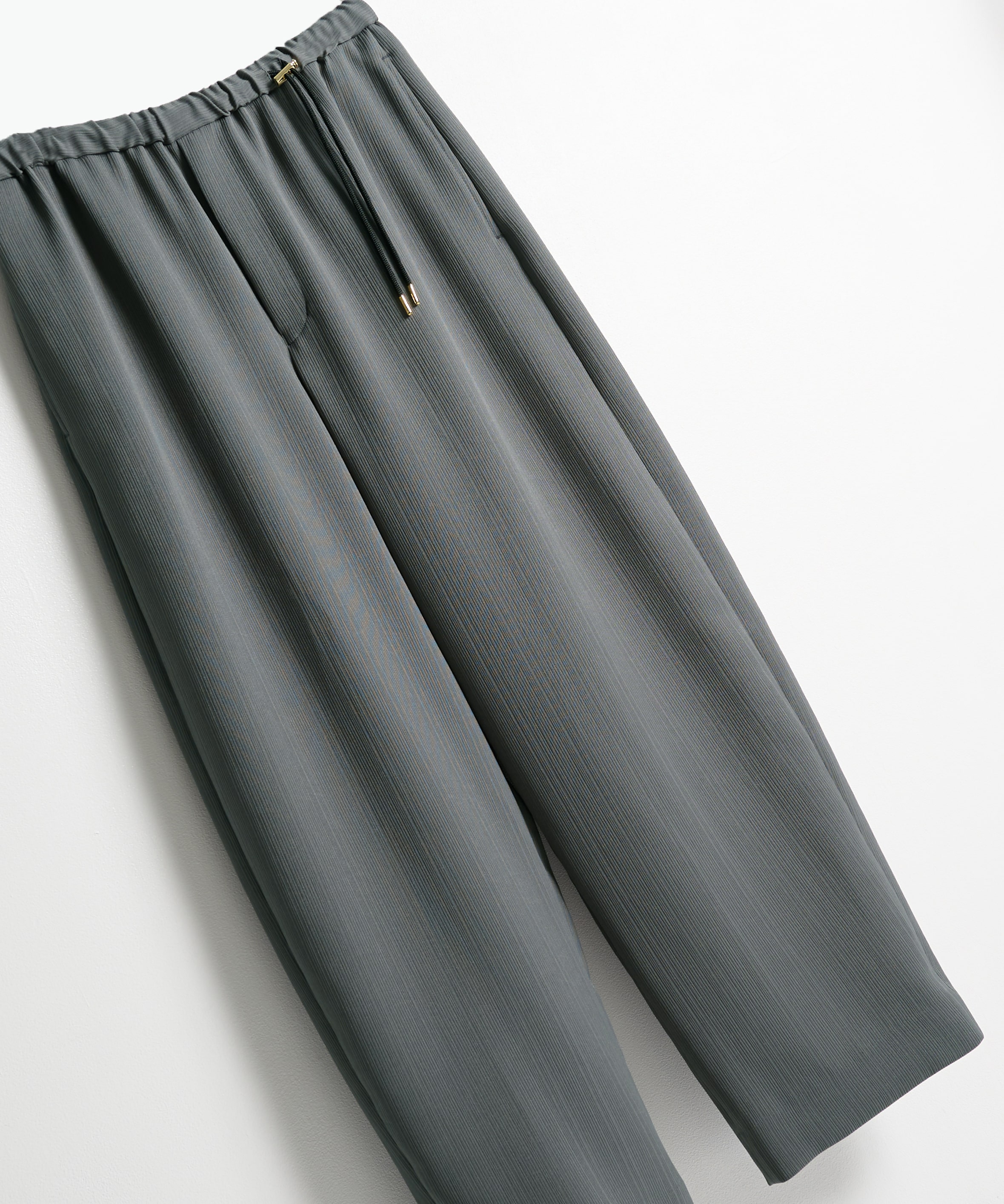 別注 Cord pique Drawstring Relaxed Pants