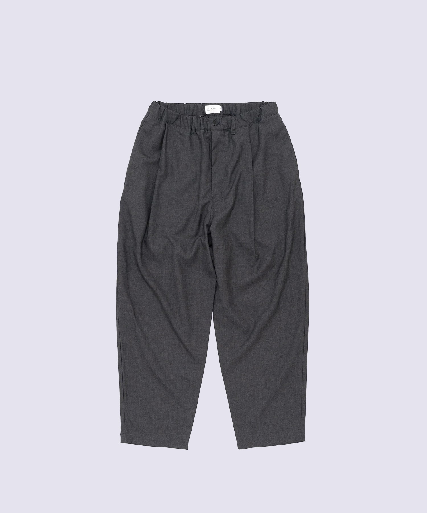Summer wool wide pants