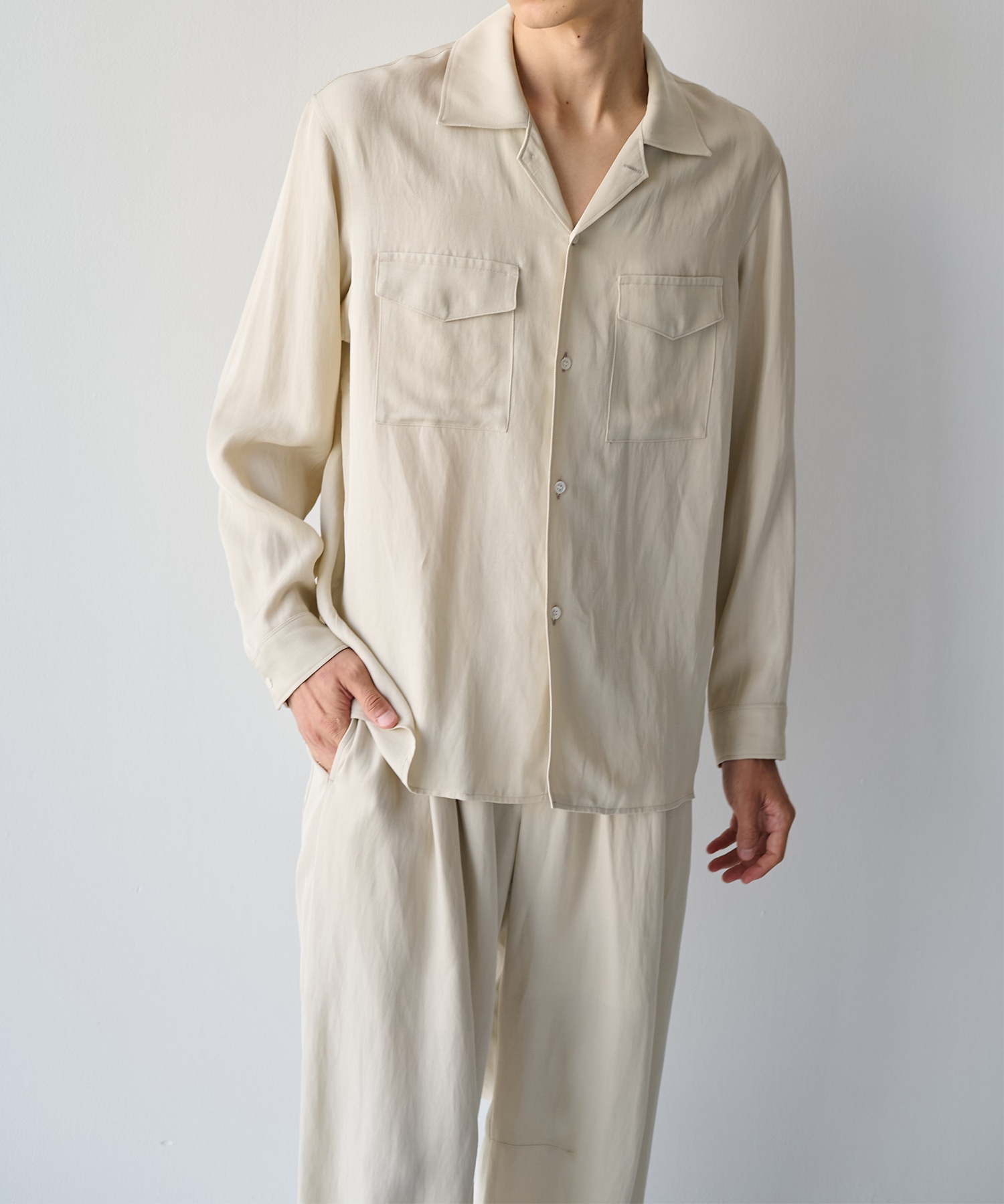 Noseason Linen Open Shirts